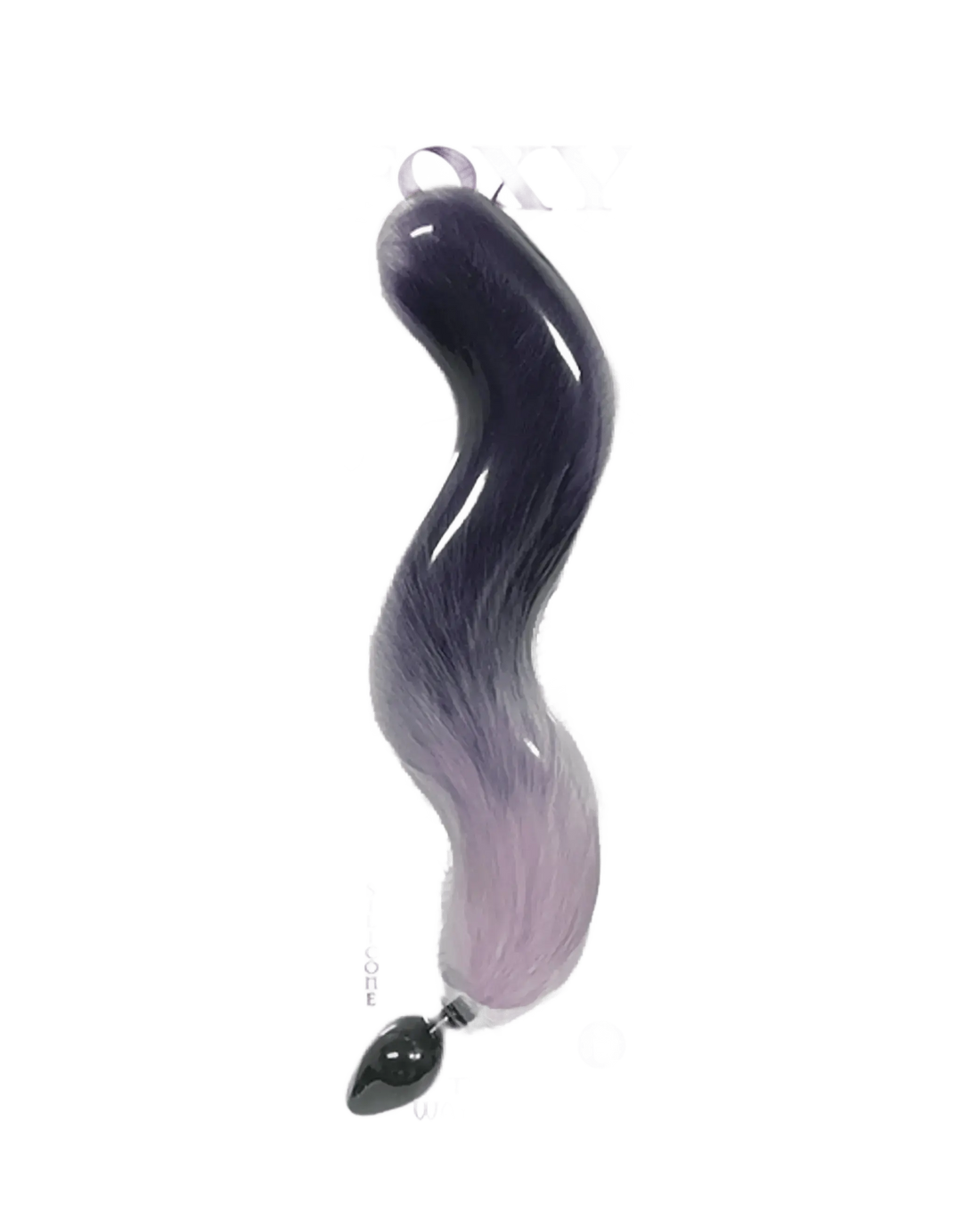 FOXY TAIL SILICONE BUTT PLUG PURPLE Icon Brands