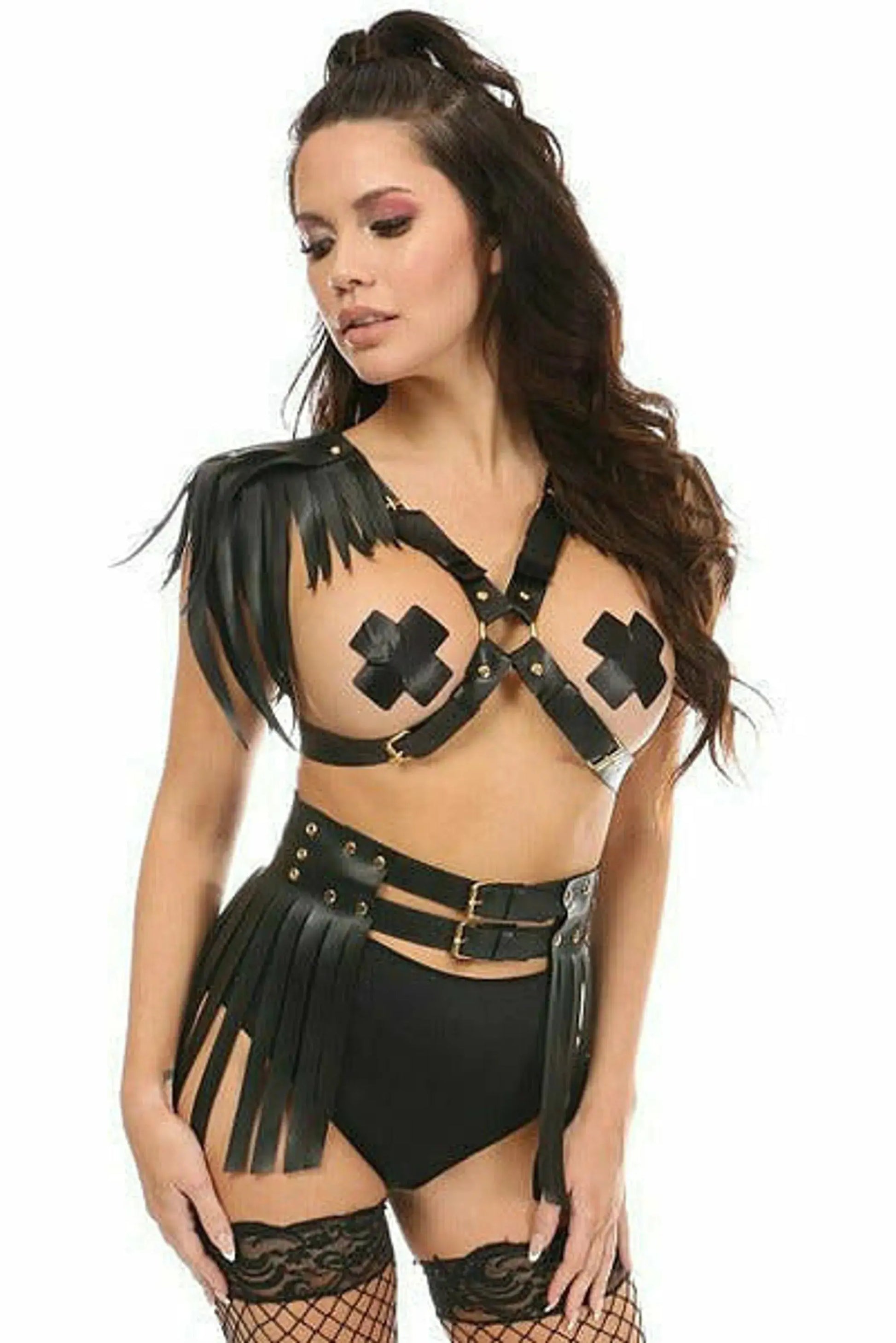 Fringe Shoulder Harness Daisy Corsets