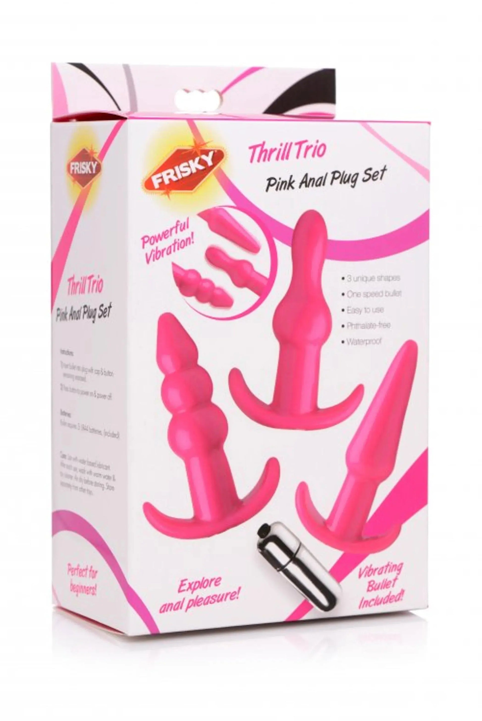 Frisky Thrill Trio Anal Plug Set XR Brands