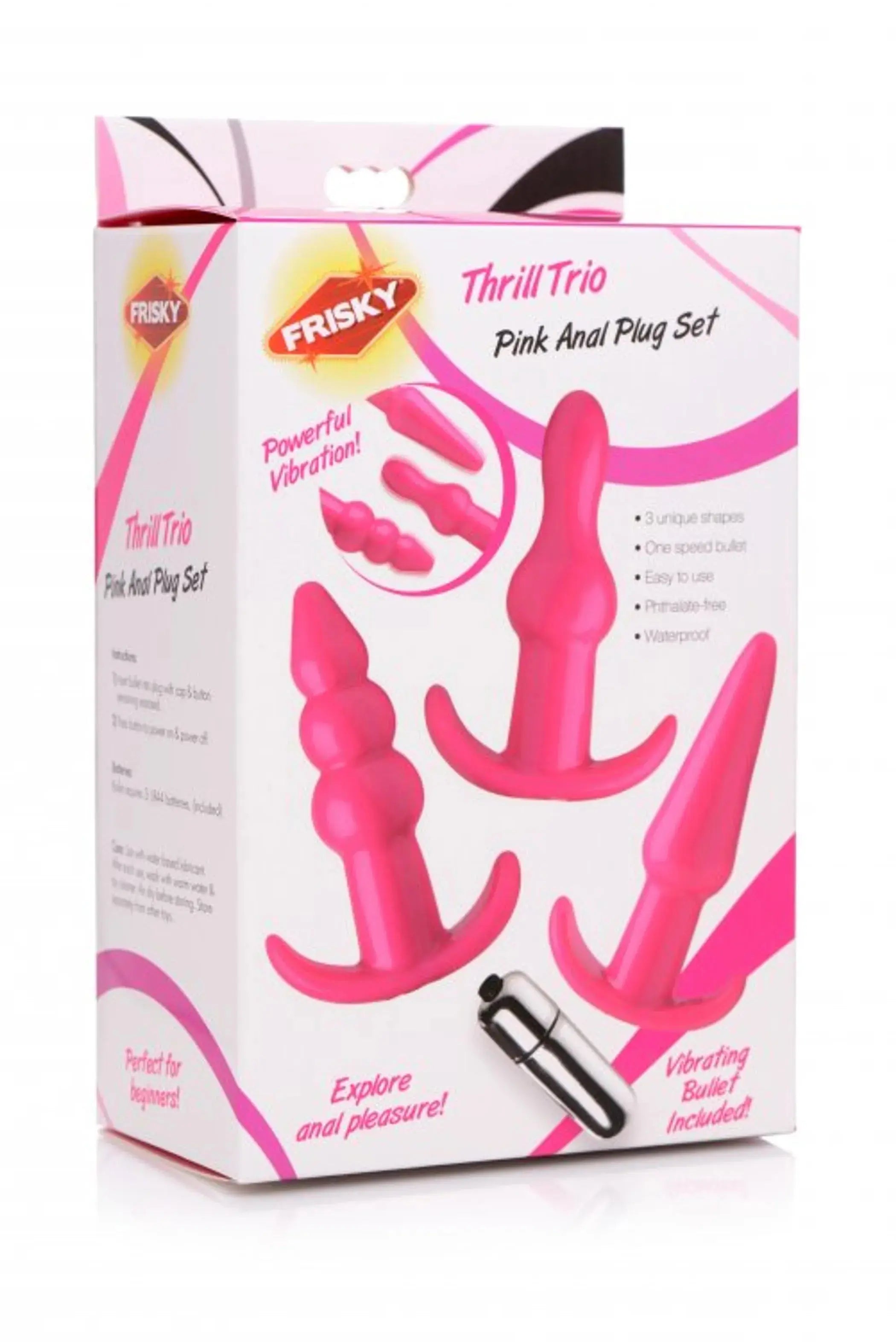 Frisky Thrill Trio Anal Plug Set XR Brands