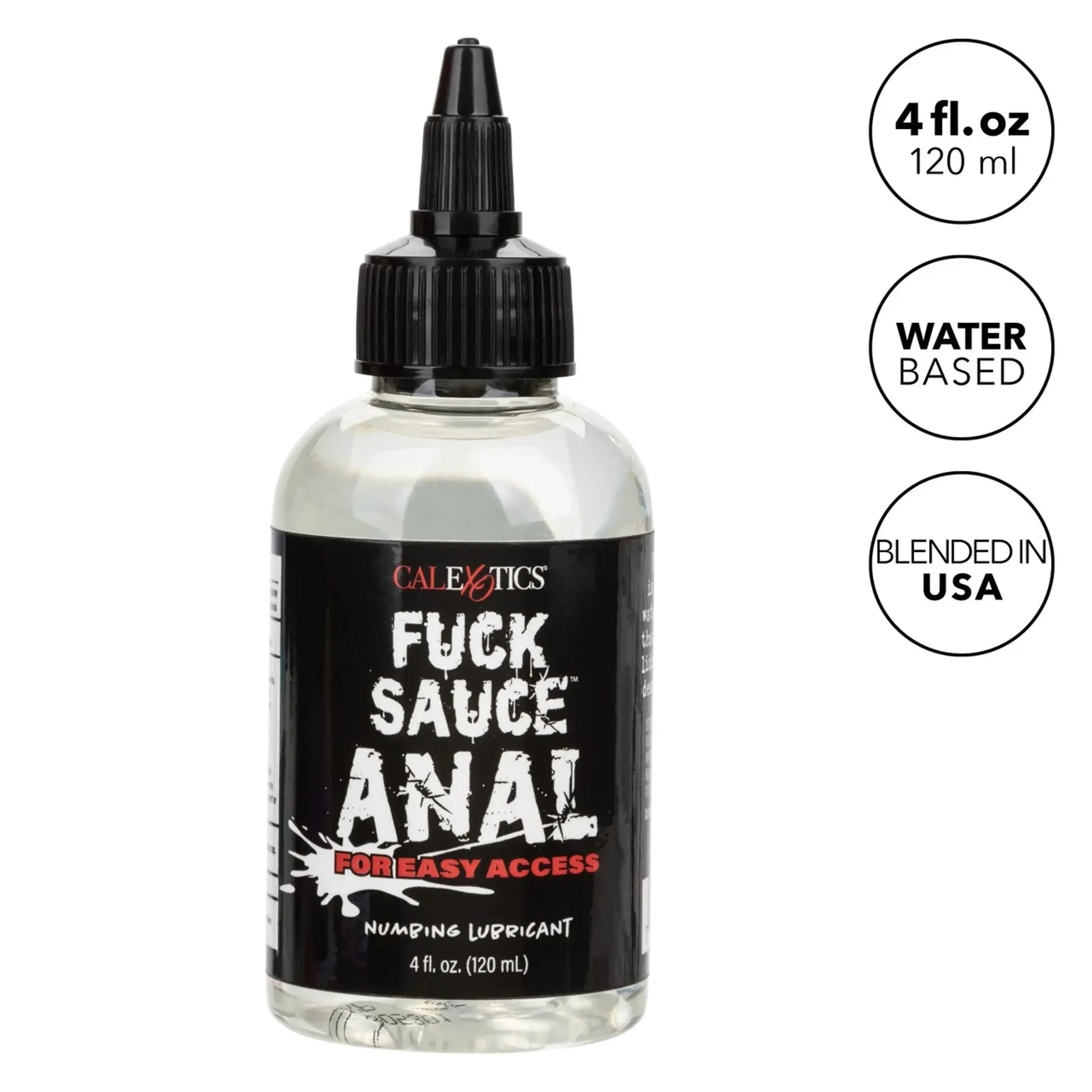 Fuck Sauce Anal Numbing Lube 4 oz California Exotic Novelties
