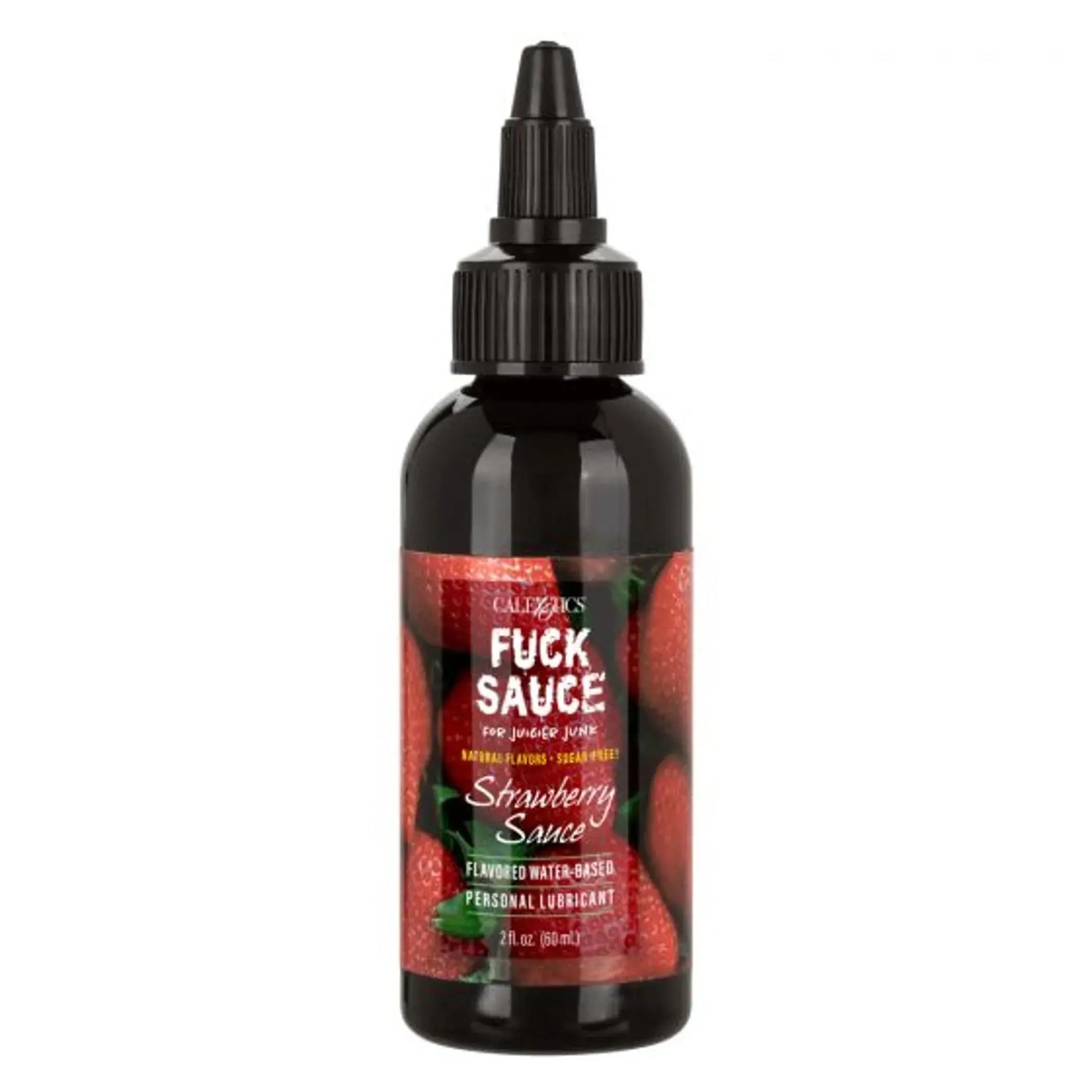 Fuck Sauce Strawberry Flavored Water-Based Lubricant 2 oz California Exotic Novelties