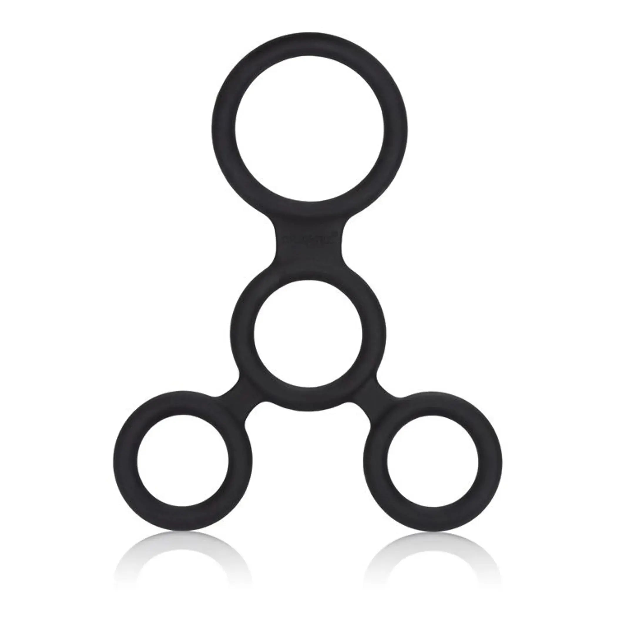 Full Erection Spreader Ring Black California Exotic Novelties