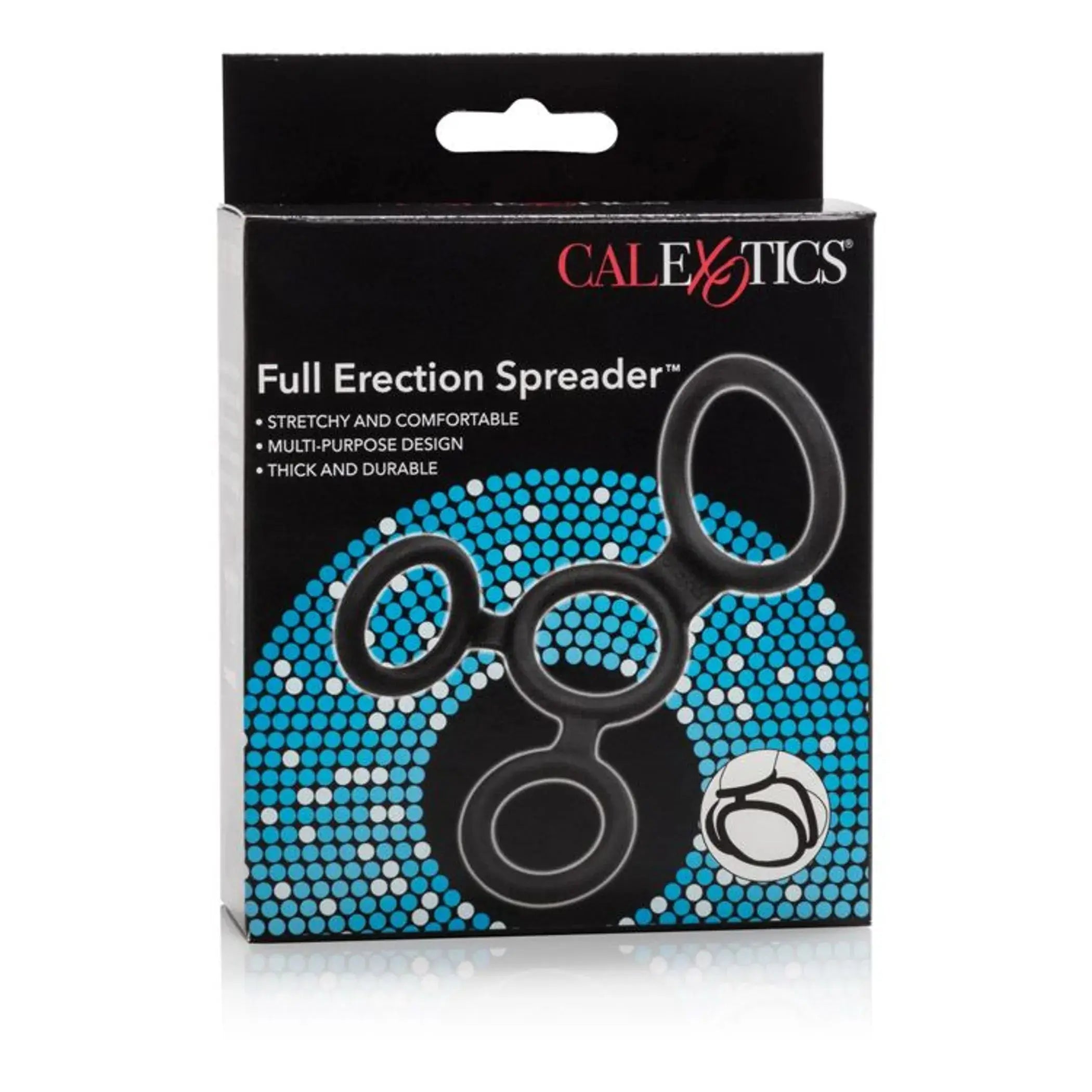 Full Erection Spreader Ring Black California Exotic Novelties