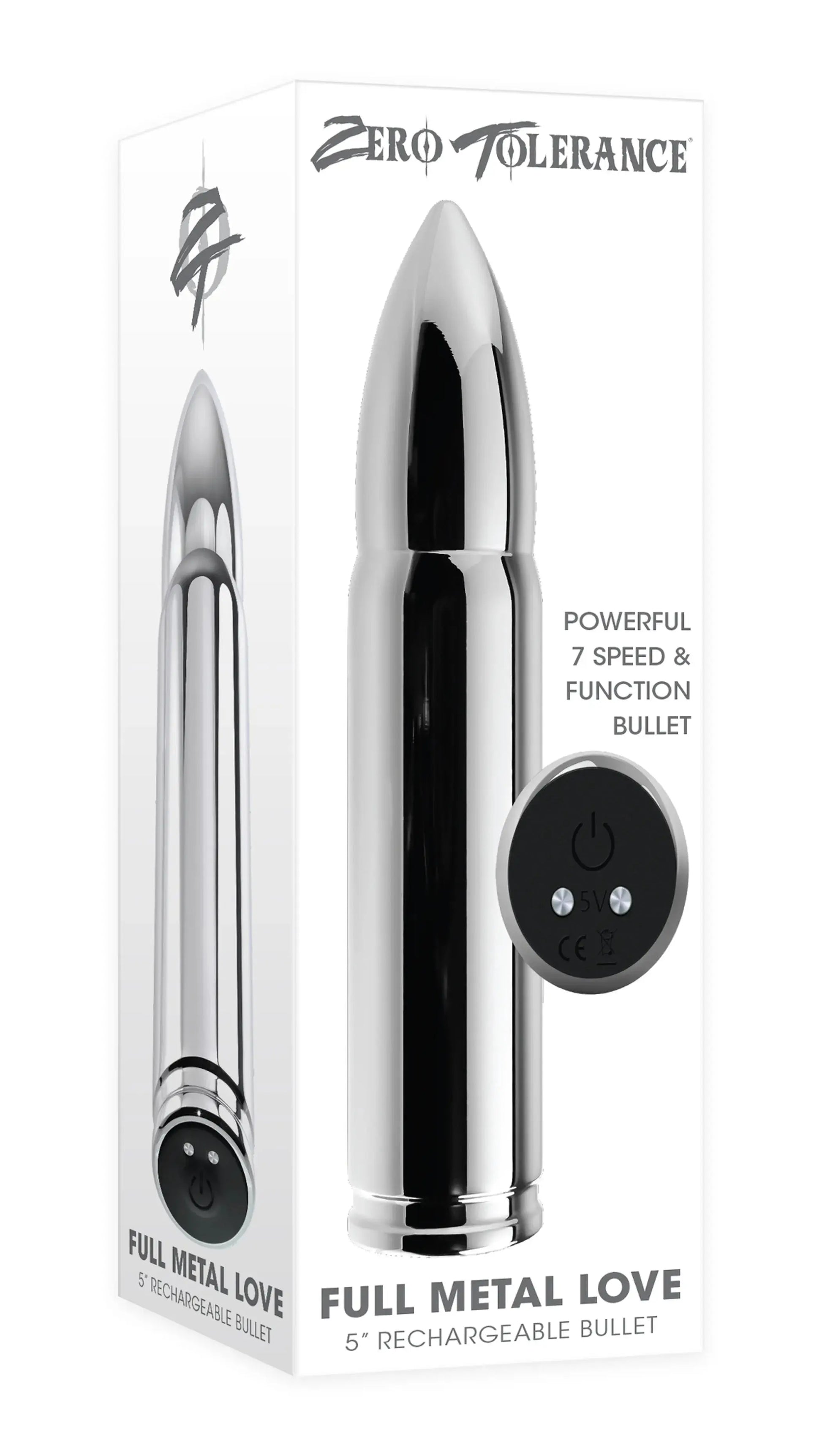 Full Metal Love Bullet Vibrator Evolved Novelties