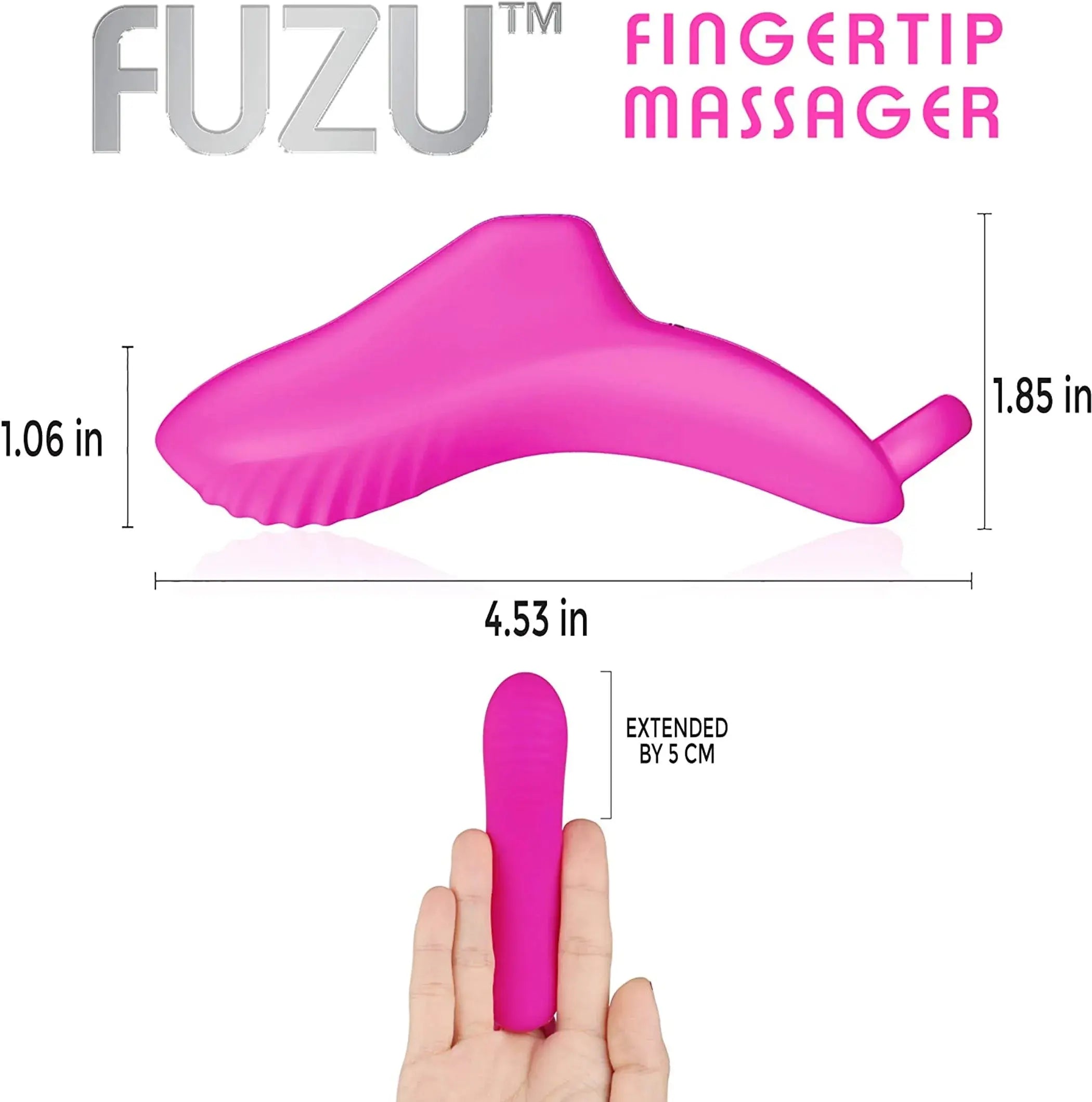 Fuzu Sensa Skin Activated Fingertip Vibe Pink Doctor Love