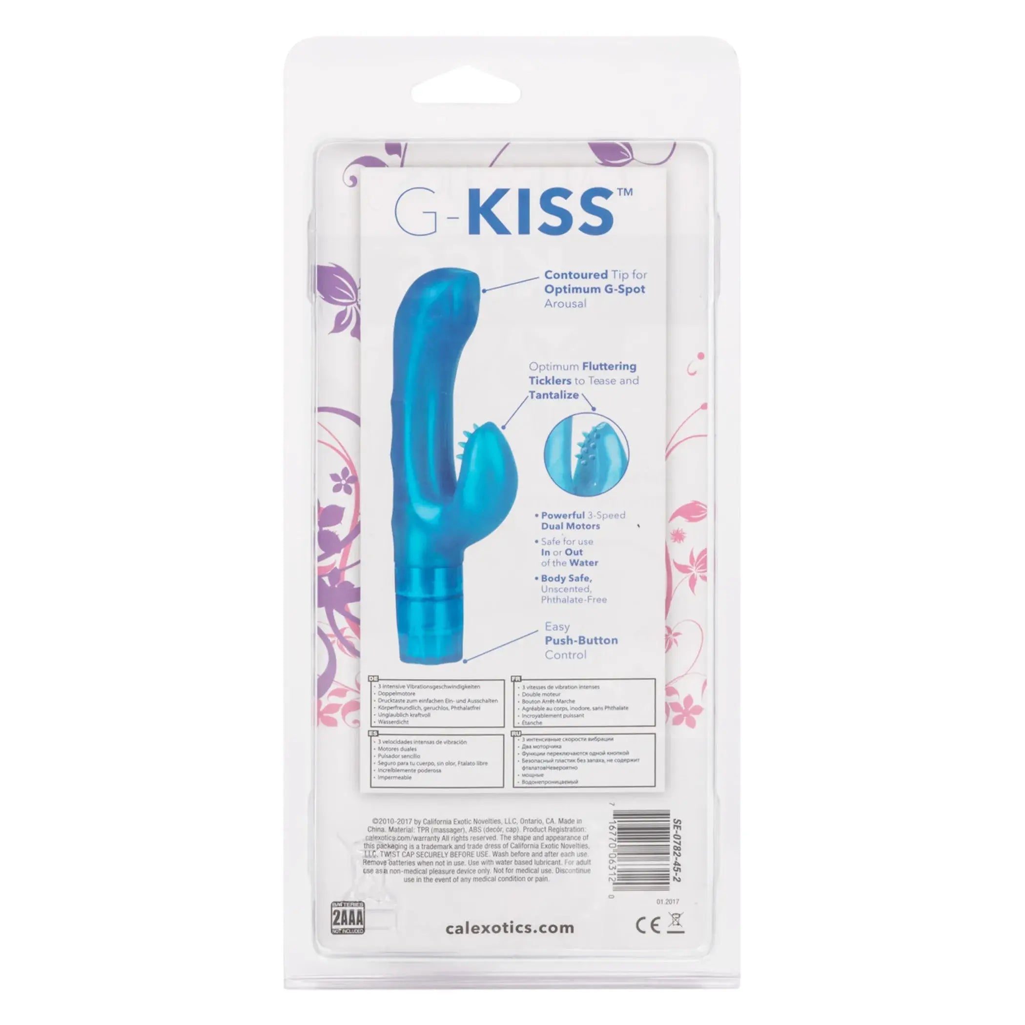 G Kiss Blue Vibrator California Exotic Novelties