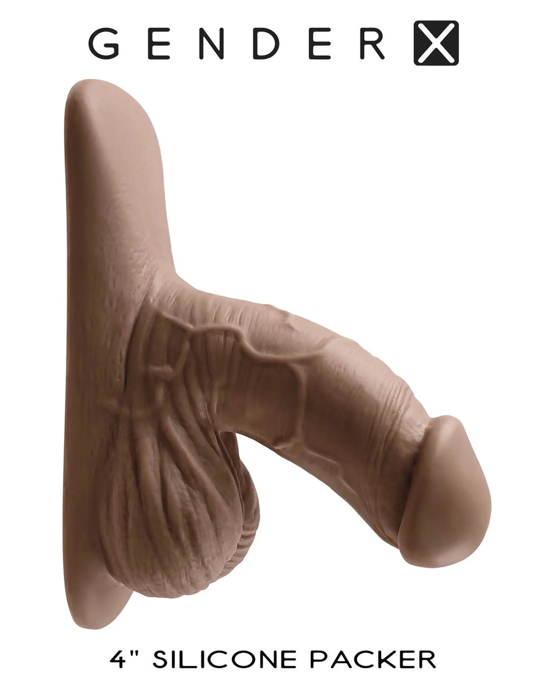 GENDER X 4IN SILICONE PACKER DARK Evolved Novelties