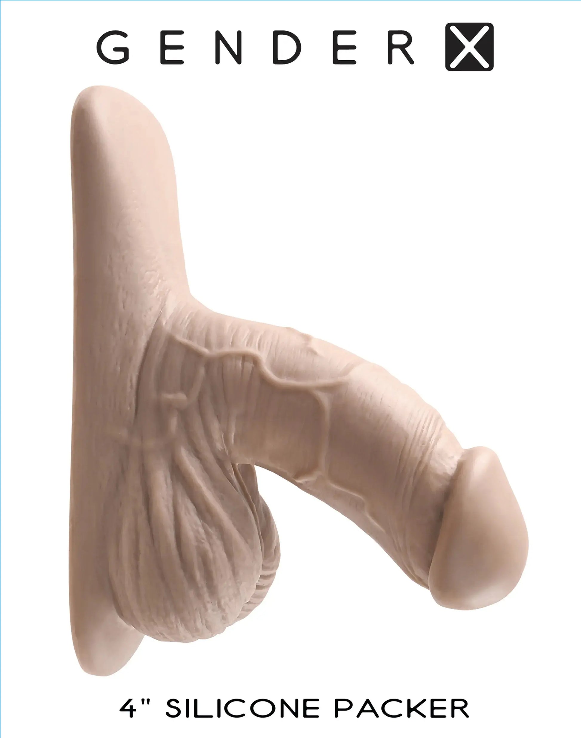 GENDER X 4IN SILICONE PACKER LIGHT Evolved Novelties