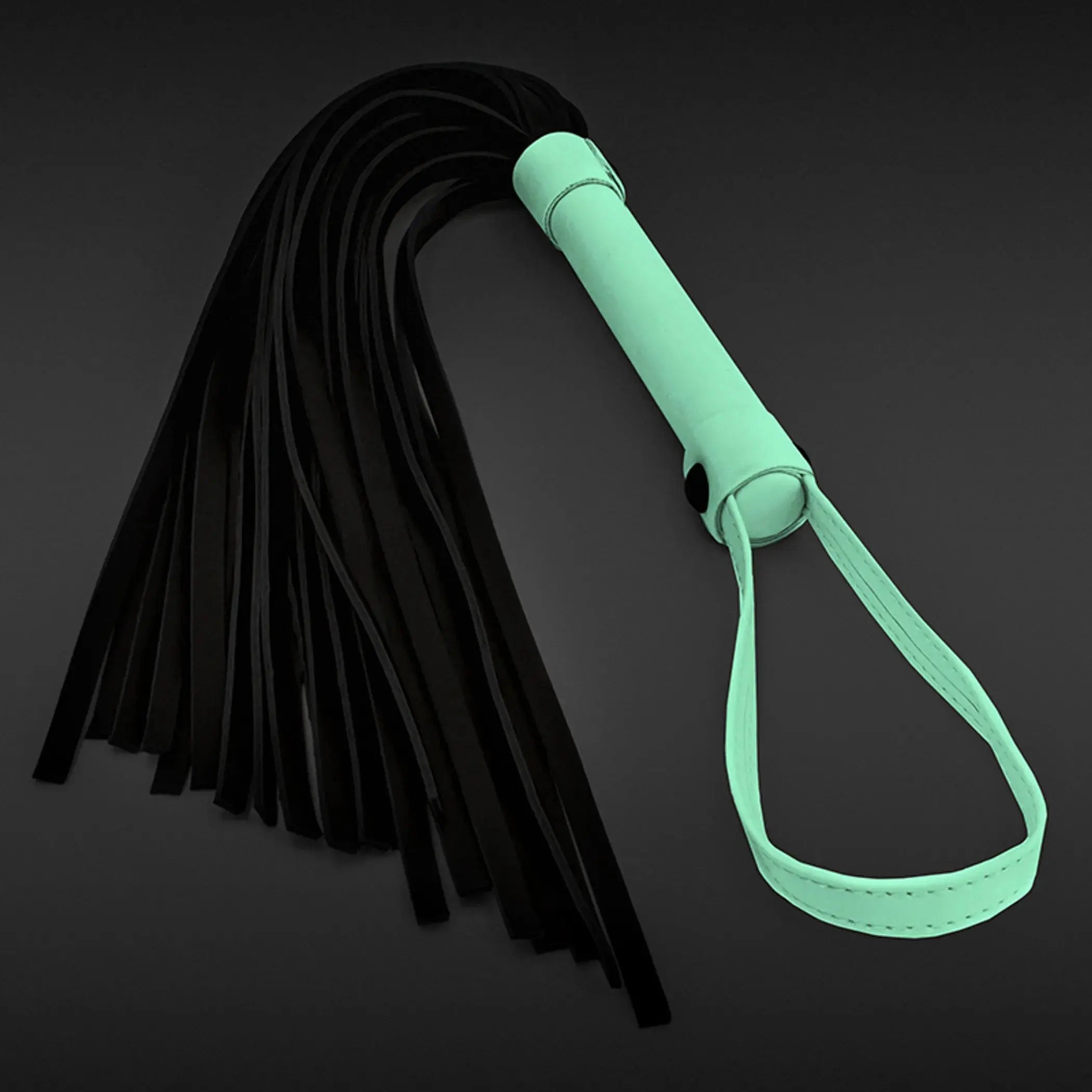 GLO BONDAGE FLOGGER GREEN NS Novelties