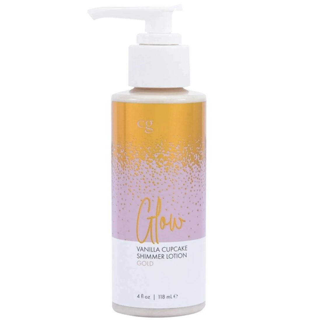 GLOW VANILLA CUPCAKE SHIMMER LOTION GOLD 4 FL OZ Classic Brands
