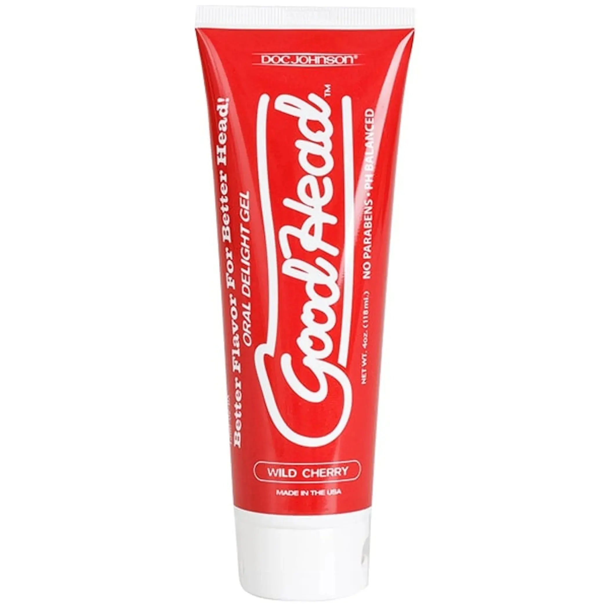 GOODHEAD ORAL DELIGHT GEL 4 OZ CHERRY (BULK) Doc Johnson Novelties