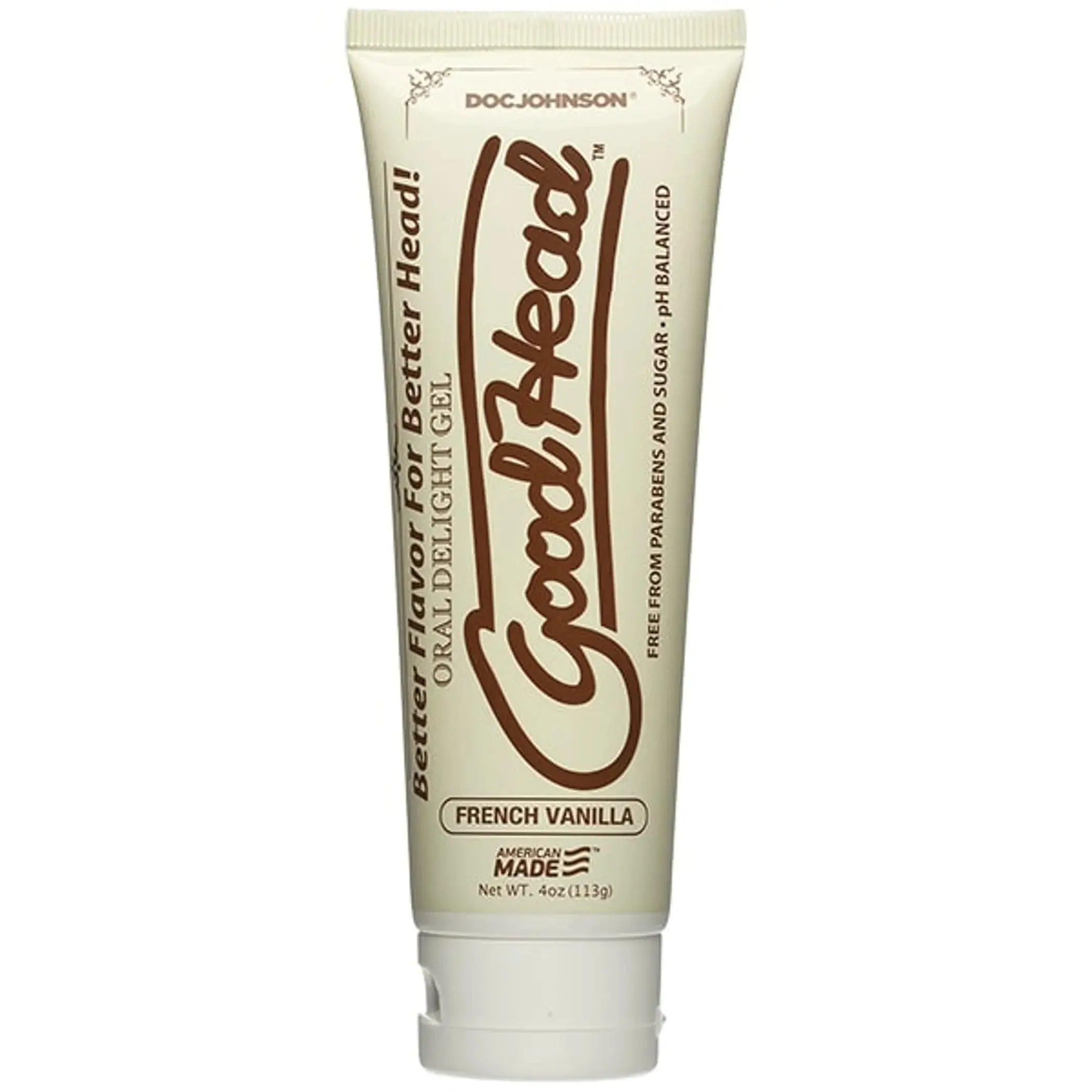 GOODHEAD ORAL DELIGHT GEL 4 OZ FRENCH VANILLA (BULK) Doc Johnson Novelties
