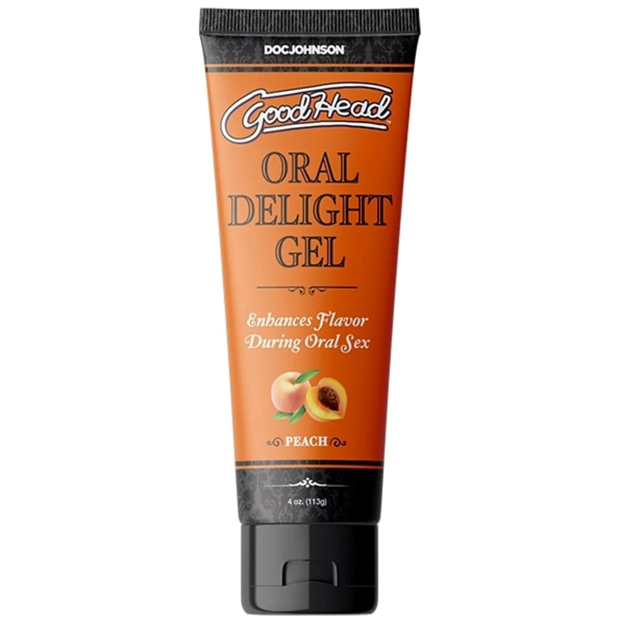 GOODHEAD ORAL DELIGHT GEL 4 OZ PEACH Doc Johnson Novelties