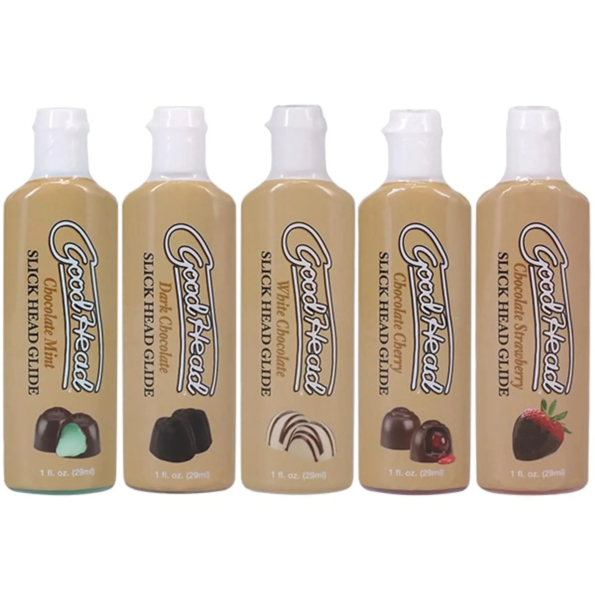 GOODHEAD ORAL DELIGHT GEL 5 PK CHOCOLATES Doc Johnson Novelties