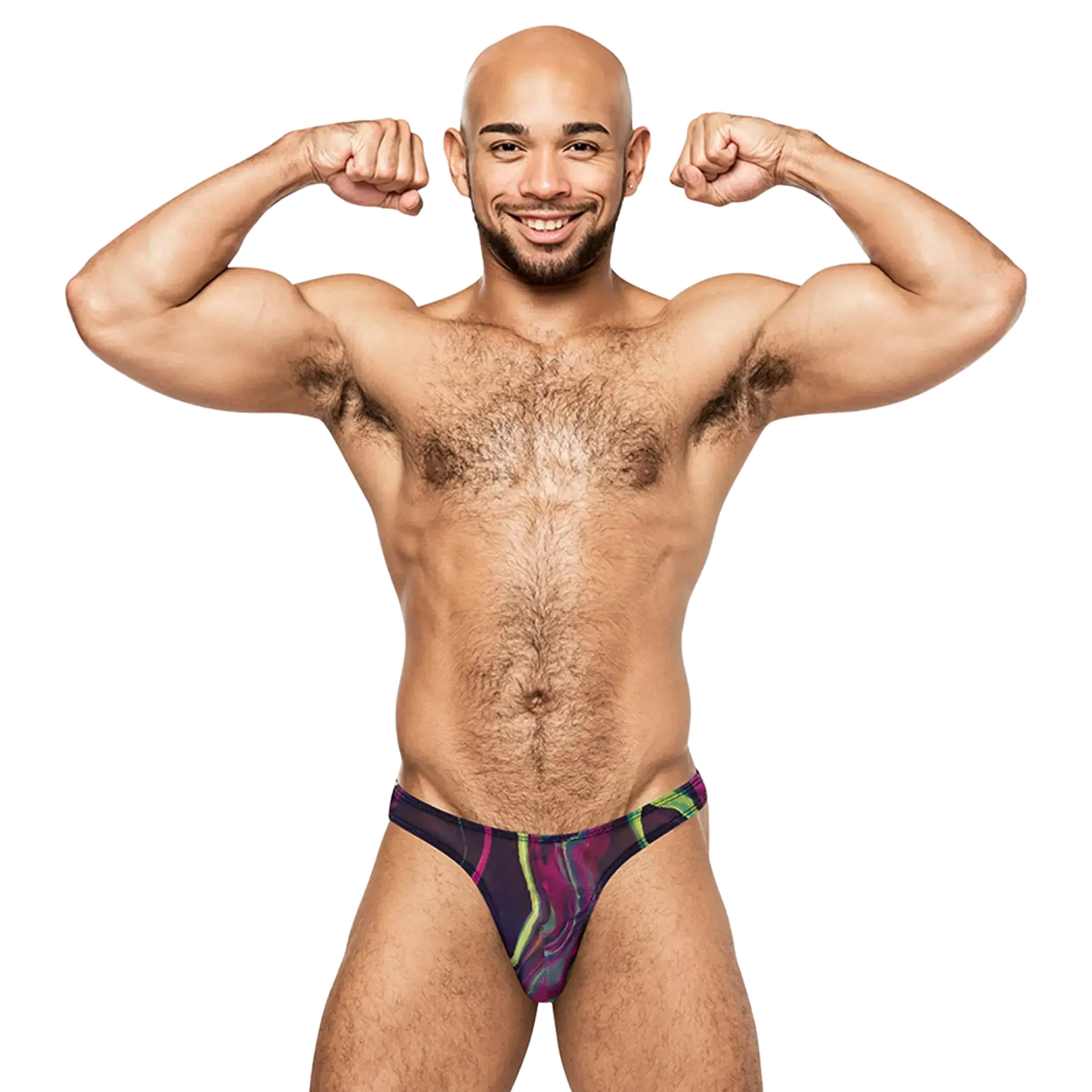 GALACTIC PRINT BONG THONG Male Power Lingerie