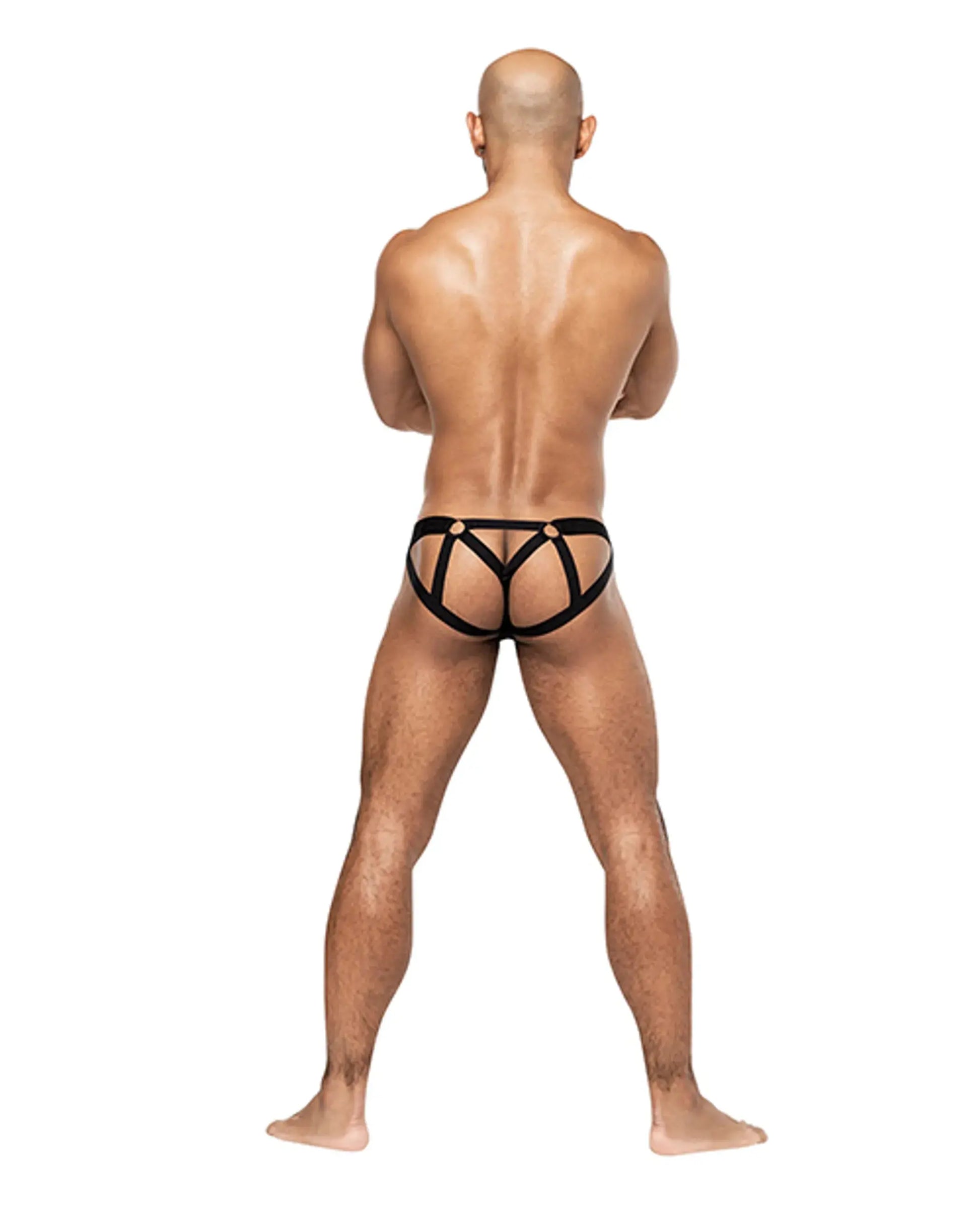 Galactic Print Strappy Jock Male Power Lingerie