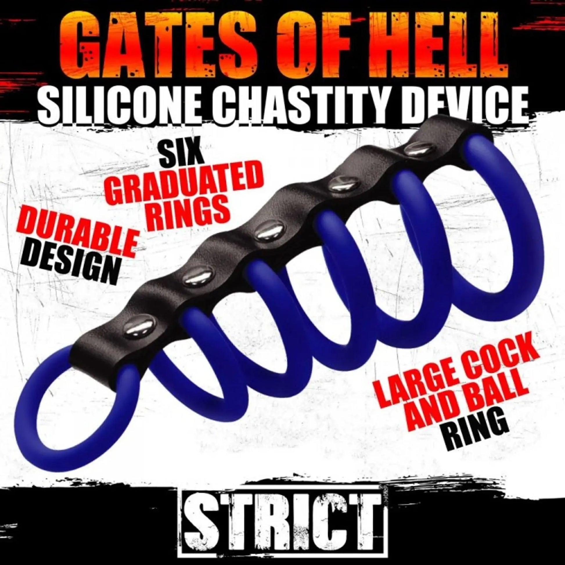 Gates of Hell Silicone Chastity Device XR Brands