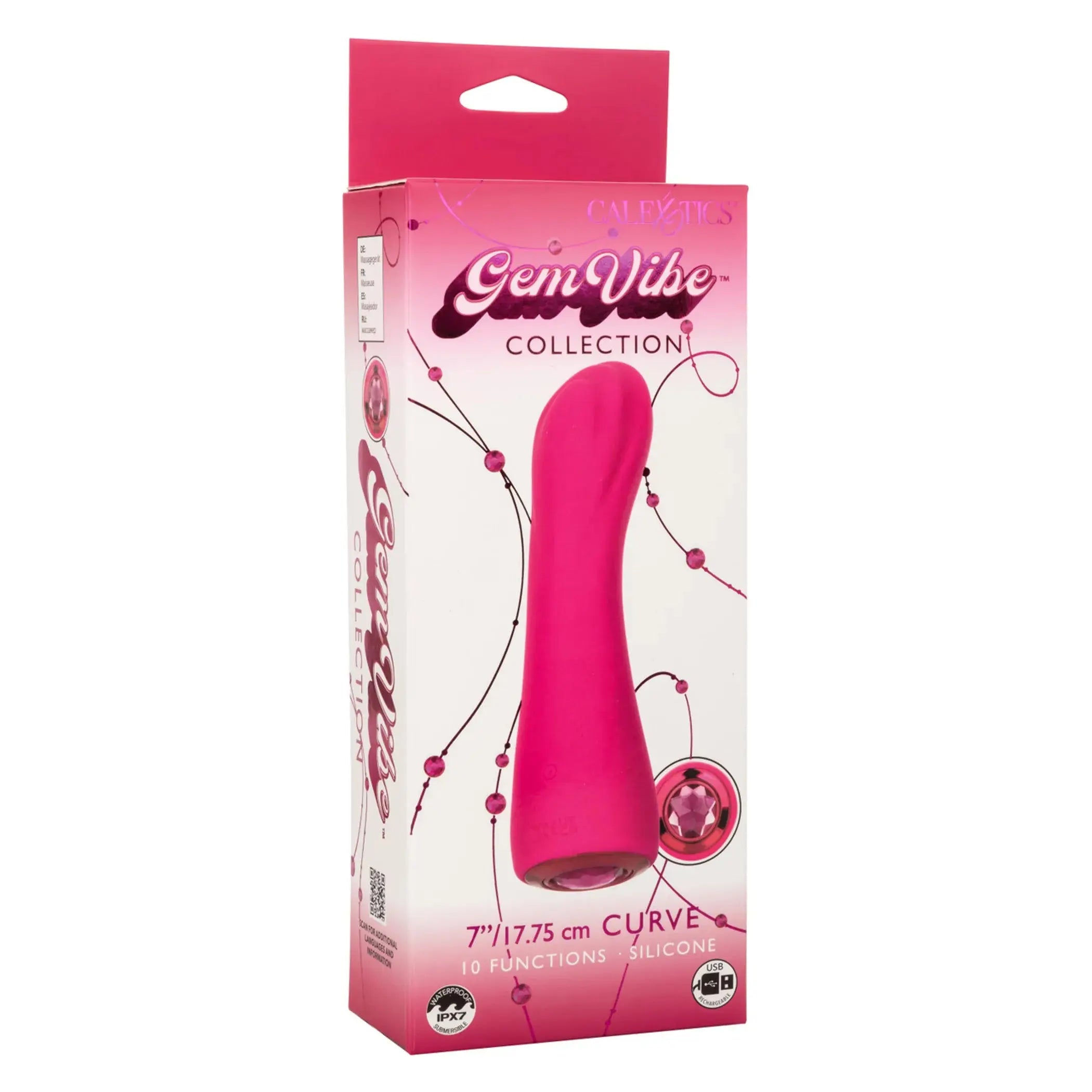 Gem Vibes Curve Vibrator California Exotic Novelties