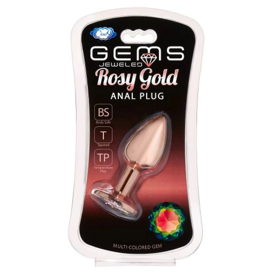 Gems Rosy Gold Small Anal Plug Cloud 9 Novelties