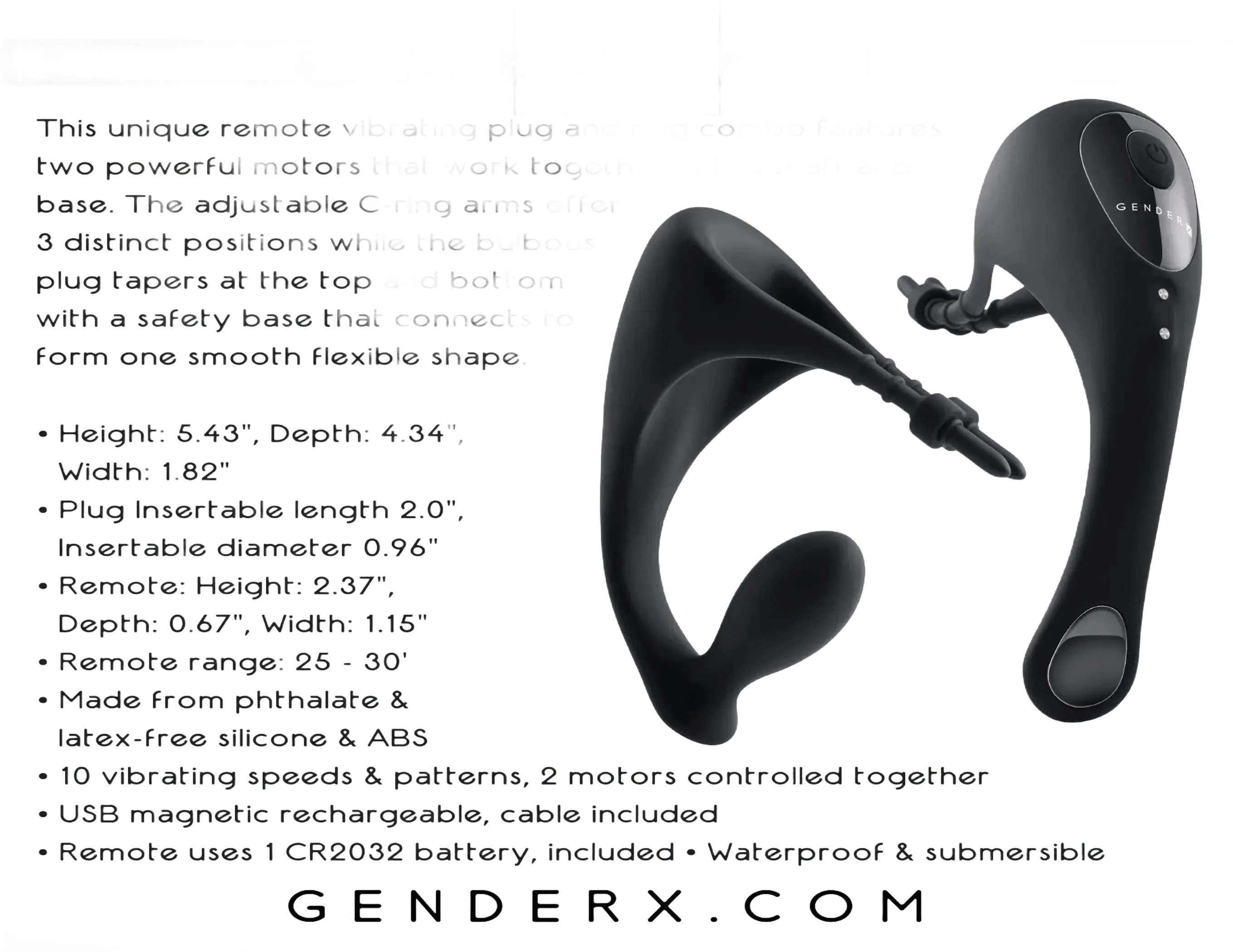 GENDER X BACK IT UP Evolved Novelties