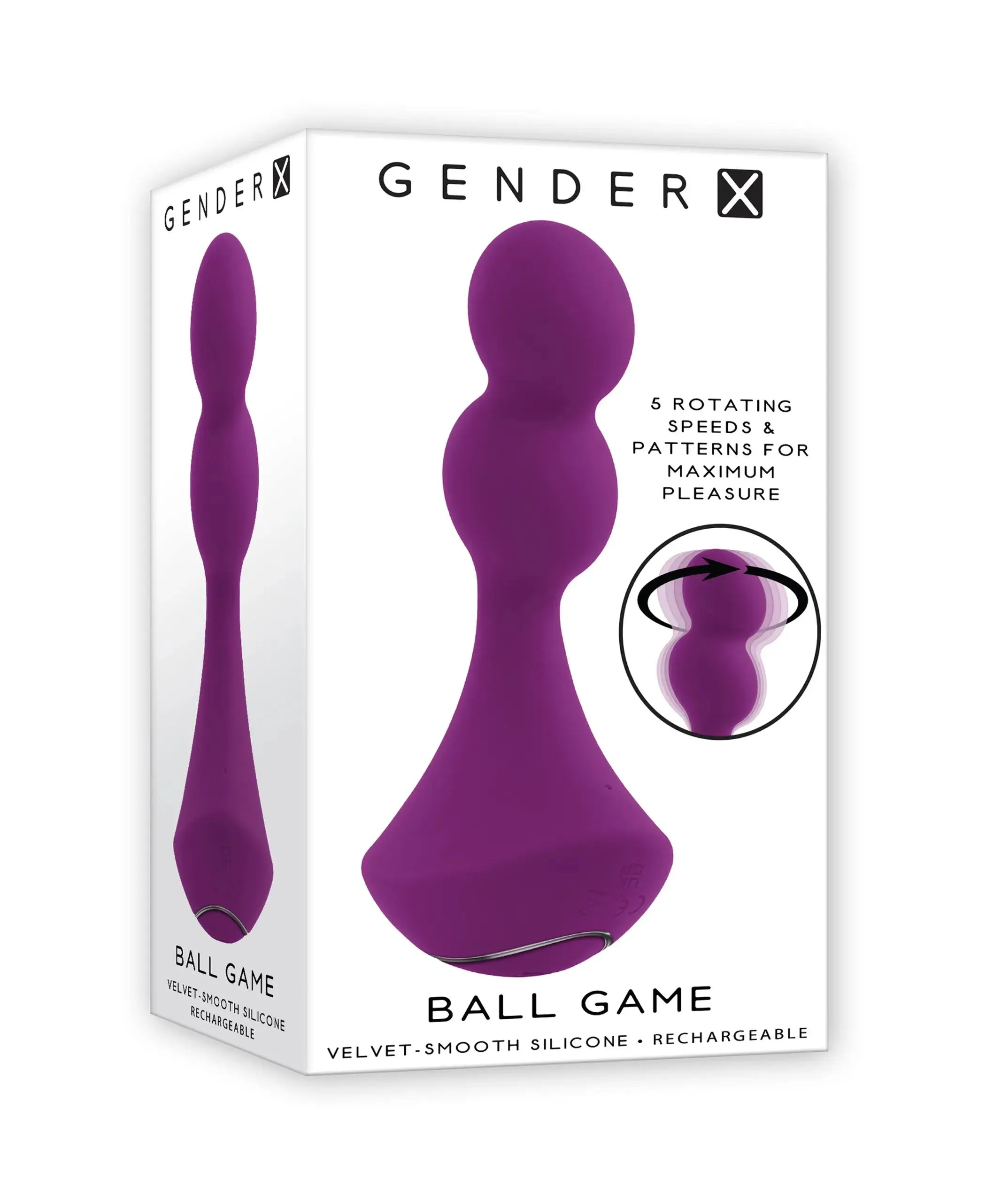 Gender X Ball Game Vibrating Plug Evolved Novelties