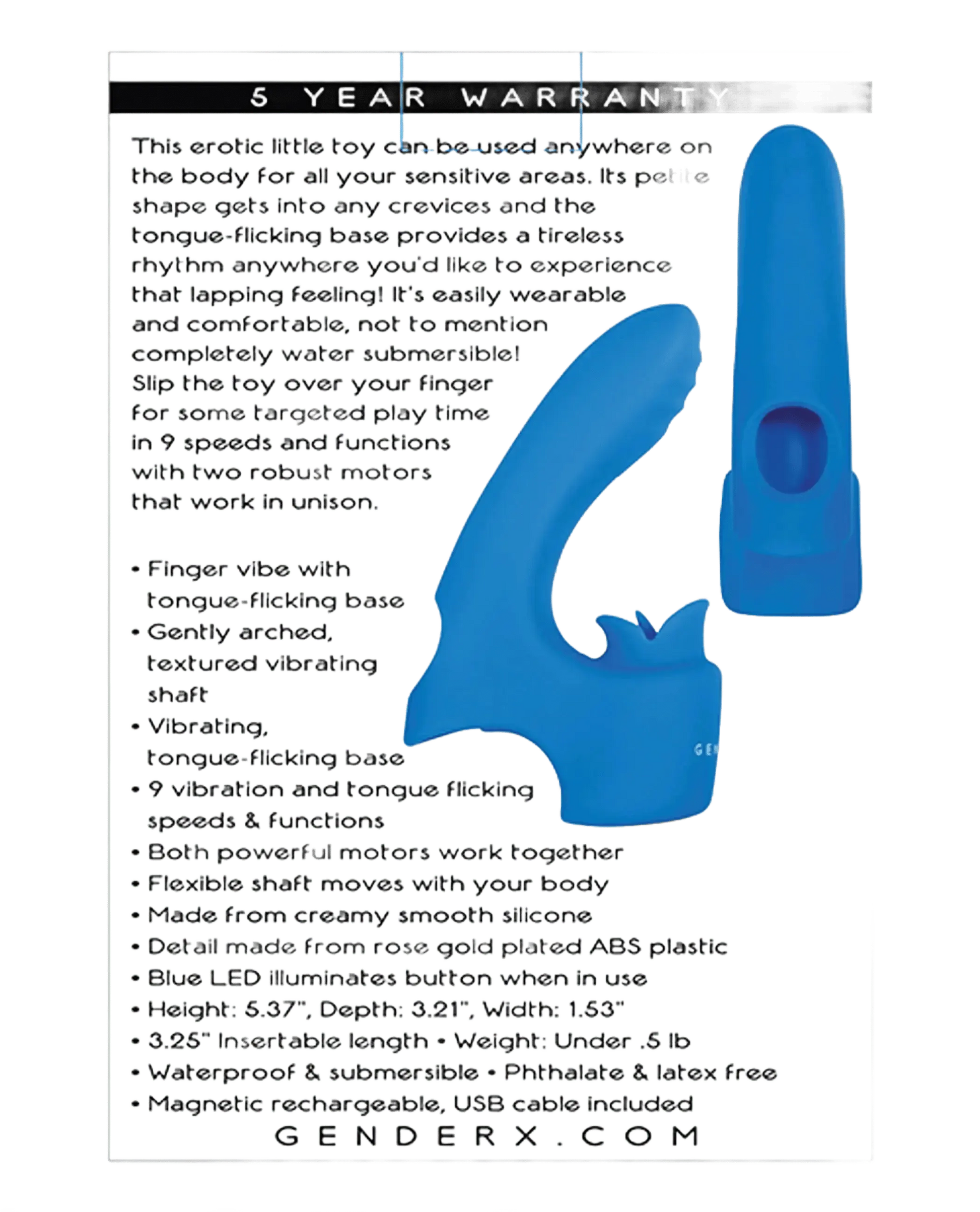 GENDER X FLICK IT Evolved Novelties