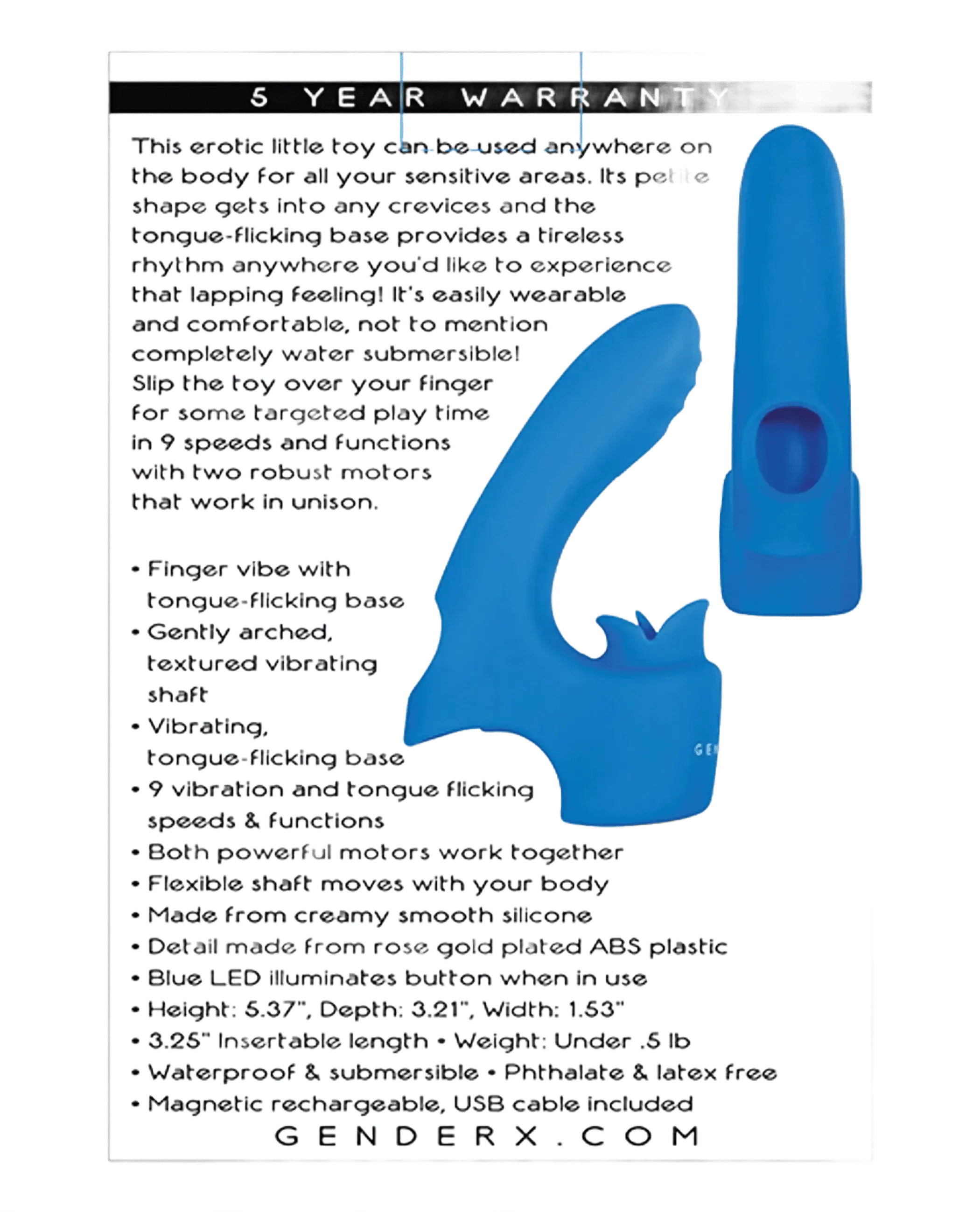GENDER X FLICK IT Evolved Novelties