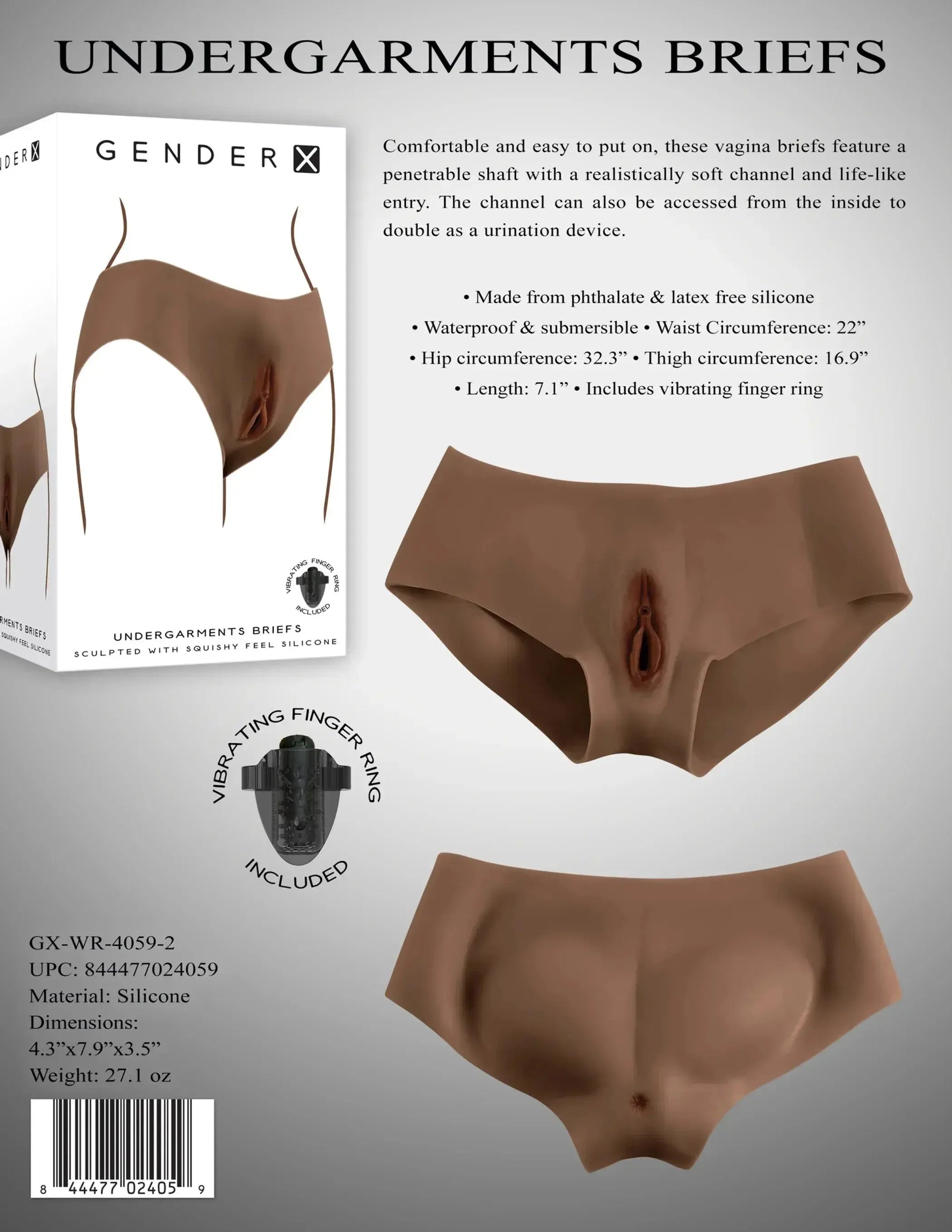 Gender X Undergarments Briefs Dark Evolved Novelties