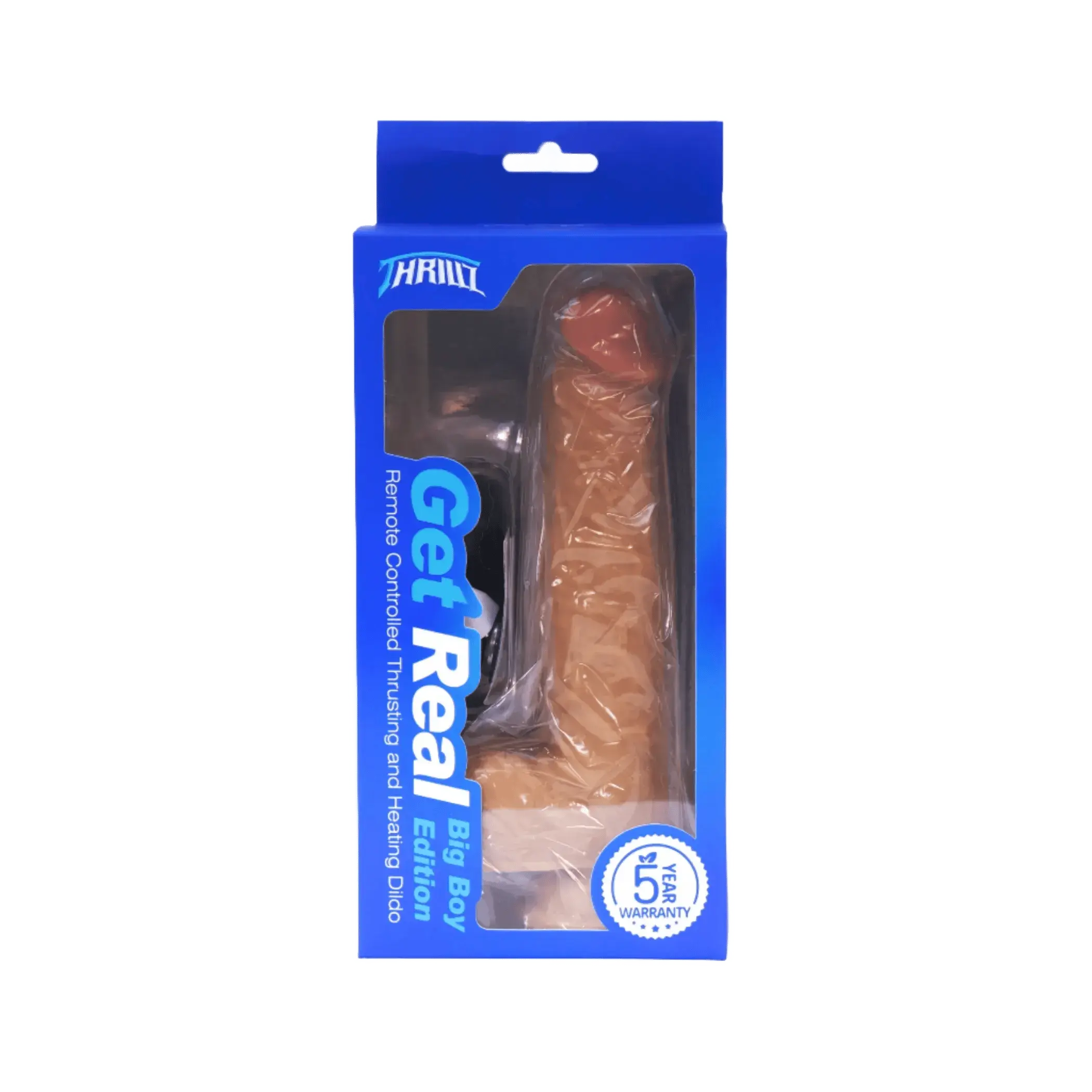 Get Real Big Boy 8 inch Remote Controlled Thrusting Heating Dildo OEJ