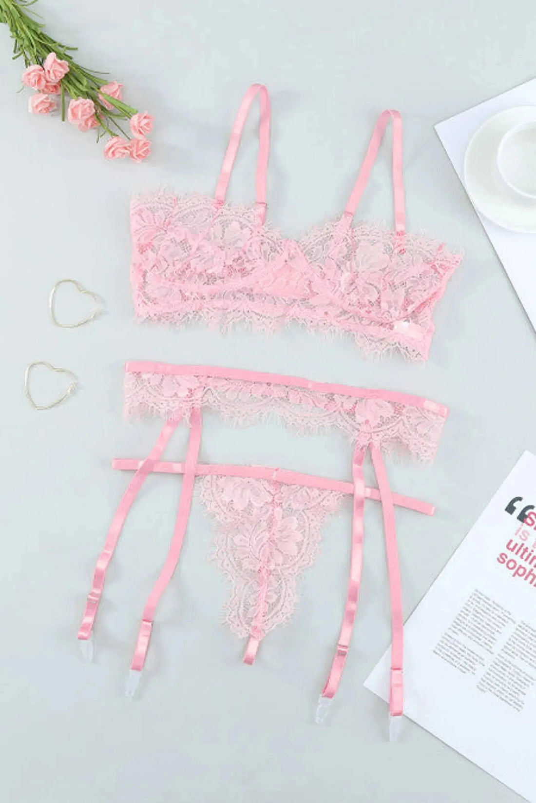 Gianna Sexy Lingerie 3-Piece Set La Belle Fantastique