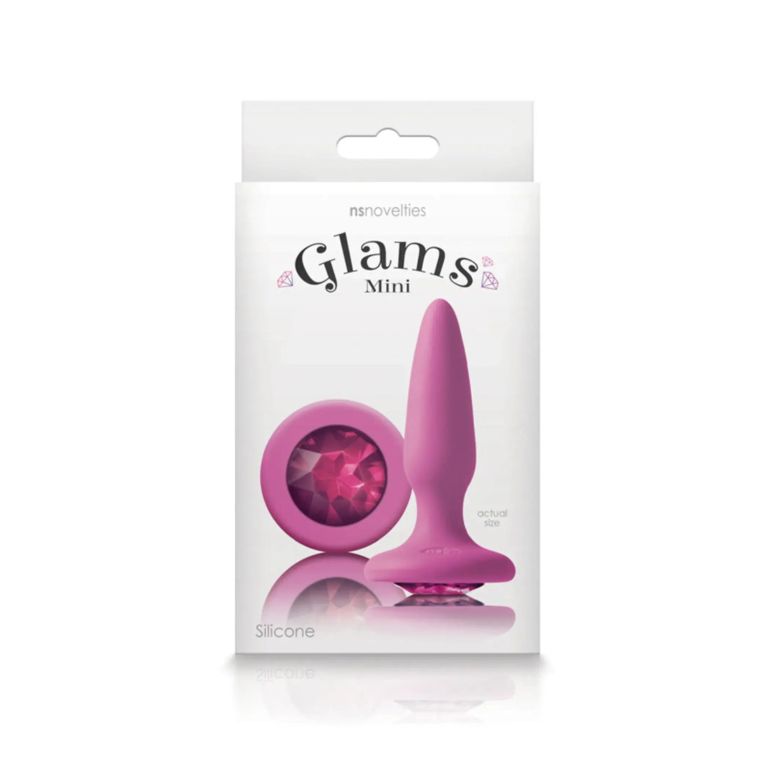 Glams Mini Pink Gem Butt Plug NS Novelties