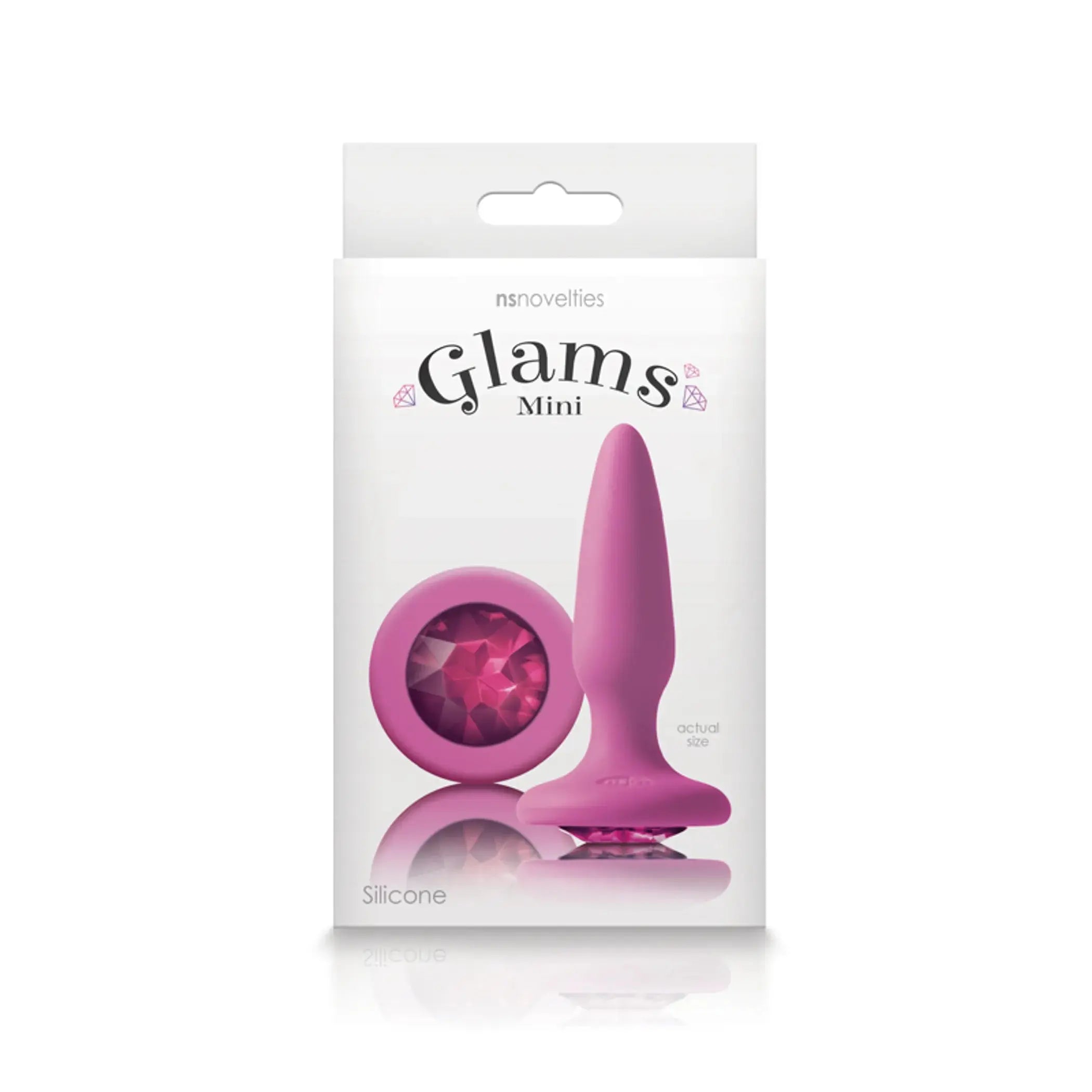 Glams Mini Pink Gem Butt Plug NS Novelties