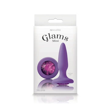 Glams Mini Purple Gem Butt Plug NS Novelties