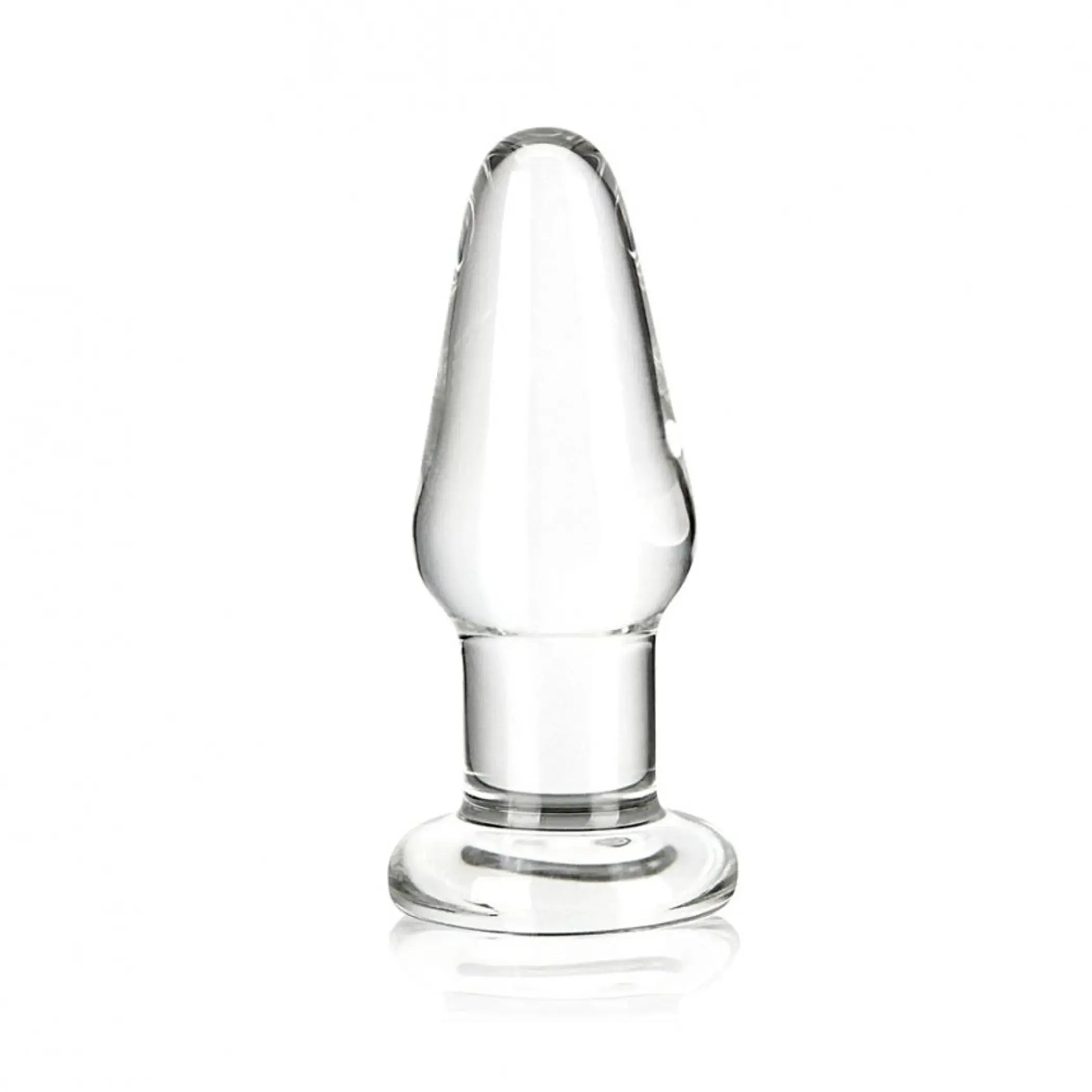 Glas Glass Butt Plug 3.5" Electric / Hustler Lingerie