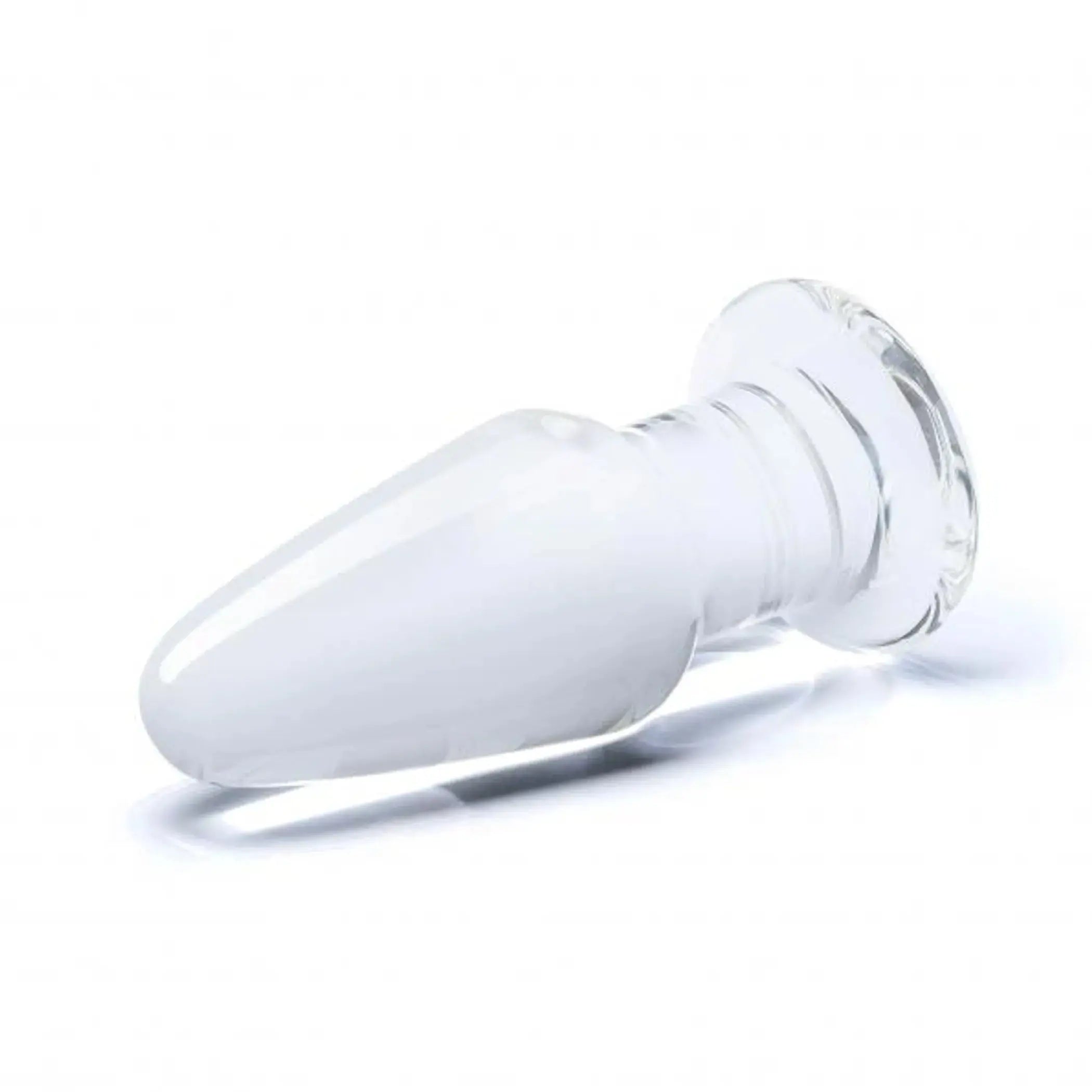 Glas Glass Butt Plug 3.5" Electric / Hustler Lingerie