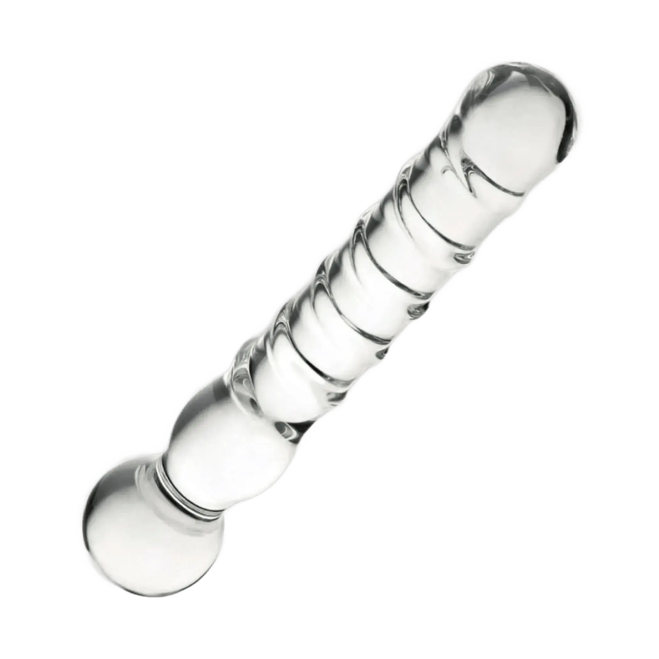 GLAS JOYSTICK CLEAR GLASS DILDO Electric / Hustler Lingerie