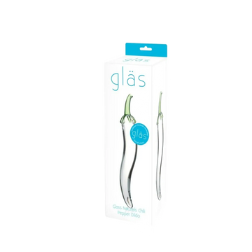 GLAS NATURALS CHILI PEPPER DILDO Electric / Hustler Lingerie