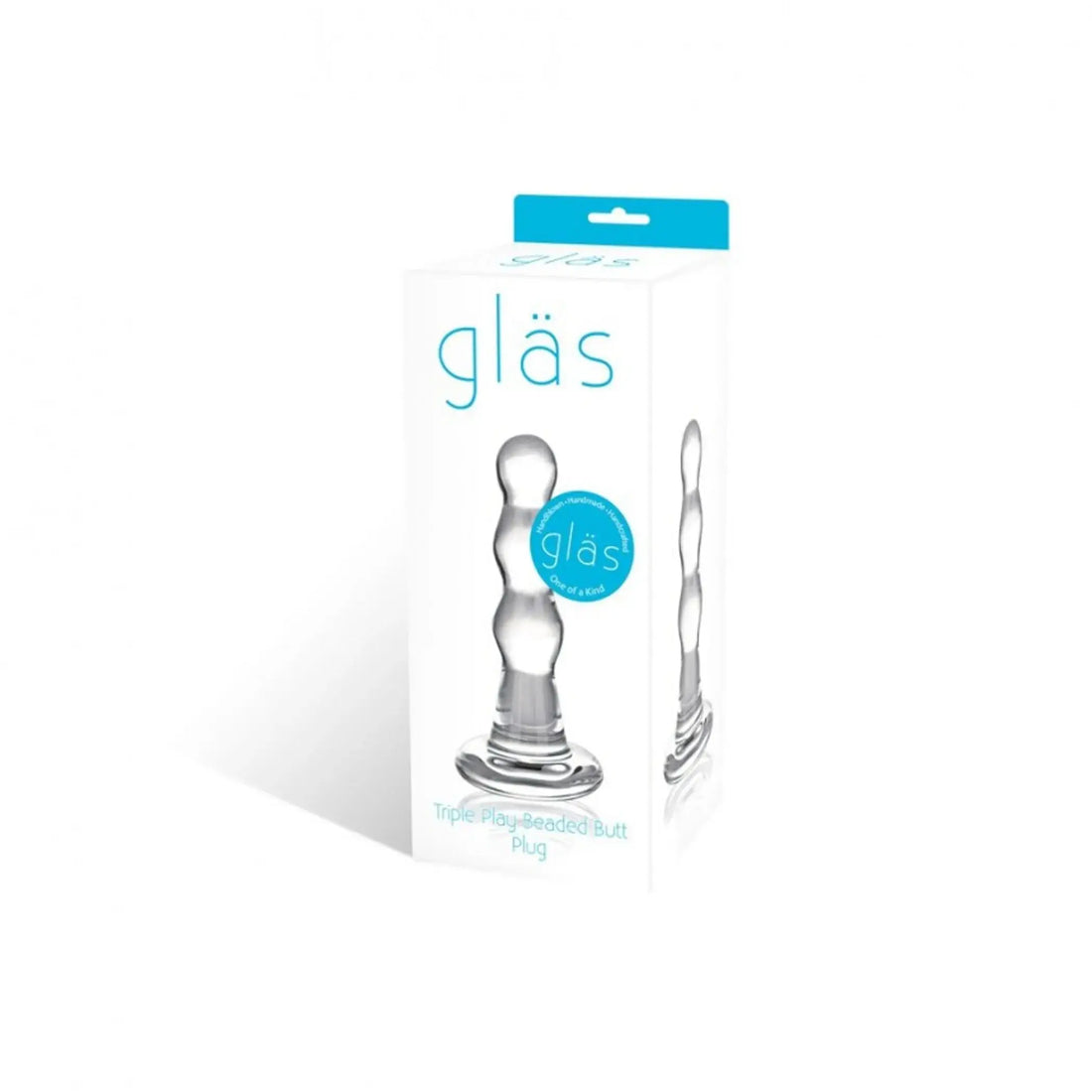 Glas Triple Play Beaded Butt Plug Electric / Hustler Lingerie