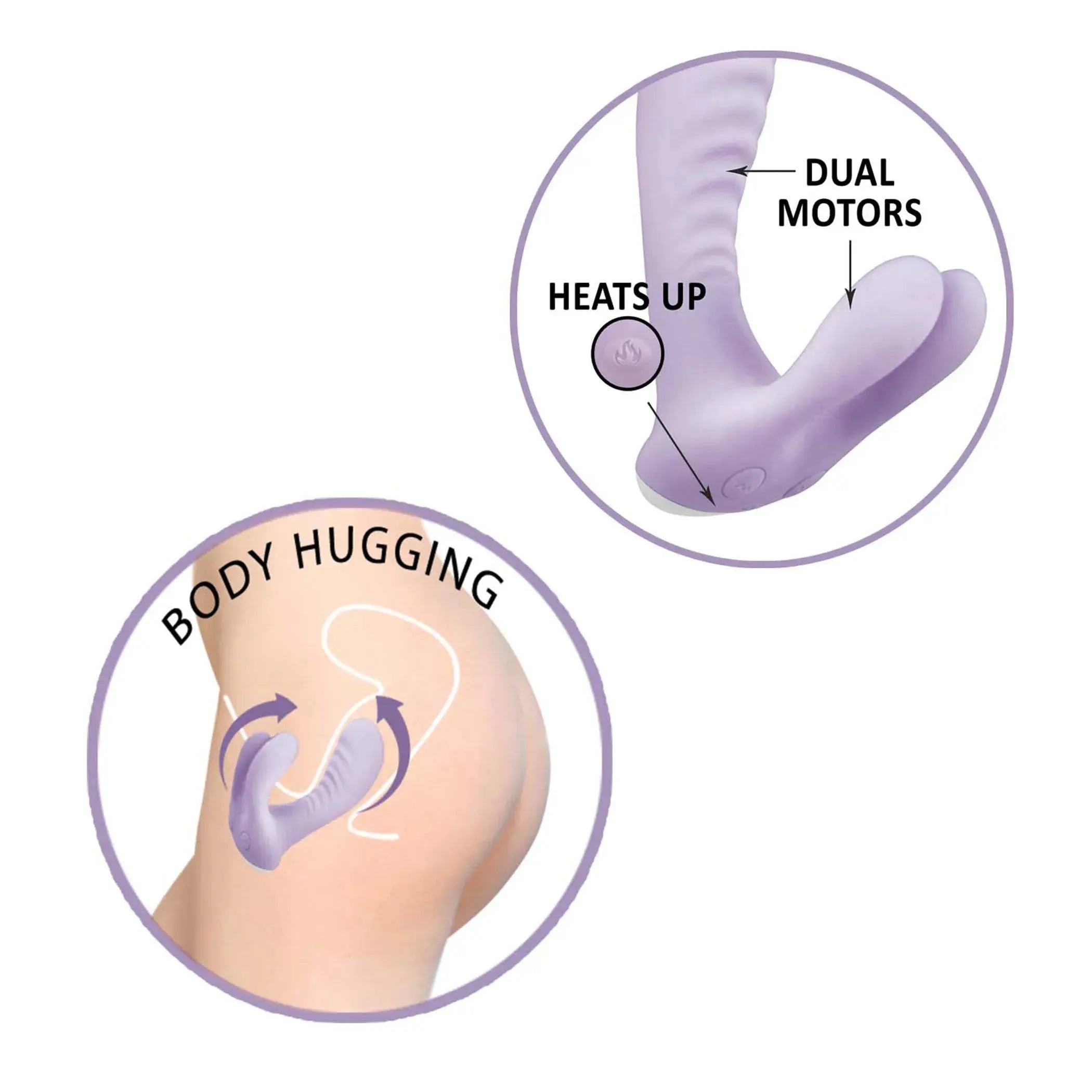 Goddess Heat Up Bunny Vibrator Lavender Nasstoys