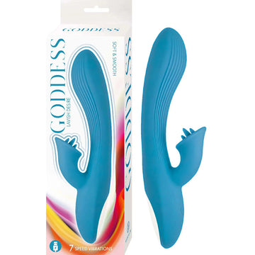 Goddess Lavish Desire Blue Rabbit Vibrator Nasstoys