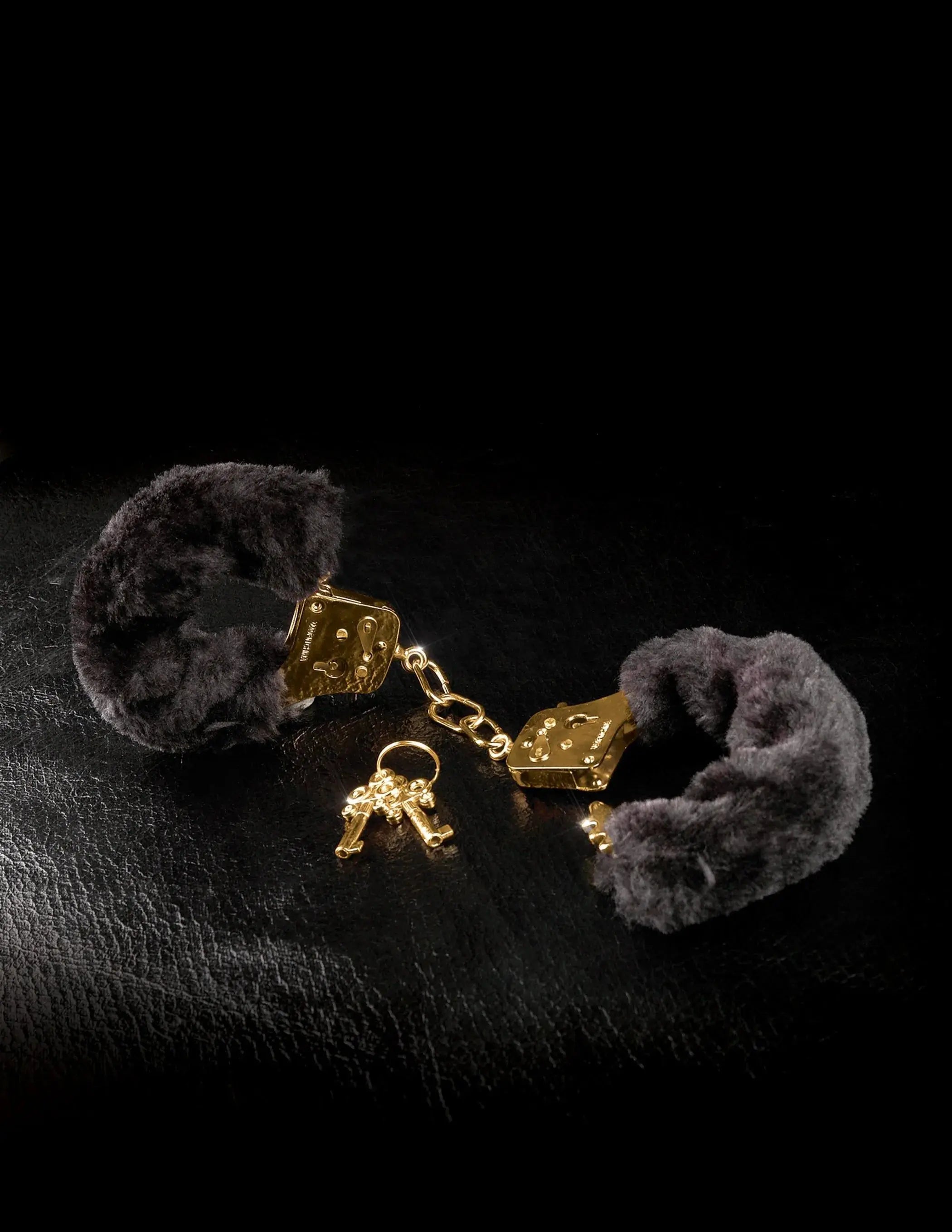 Gold Deluxe Furry Cuffs Pipedream Products