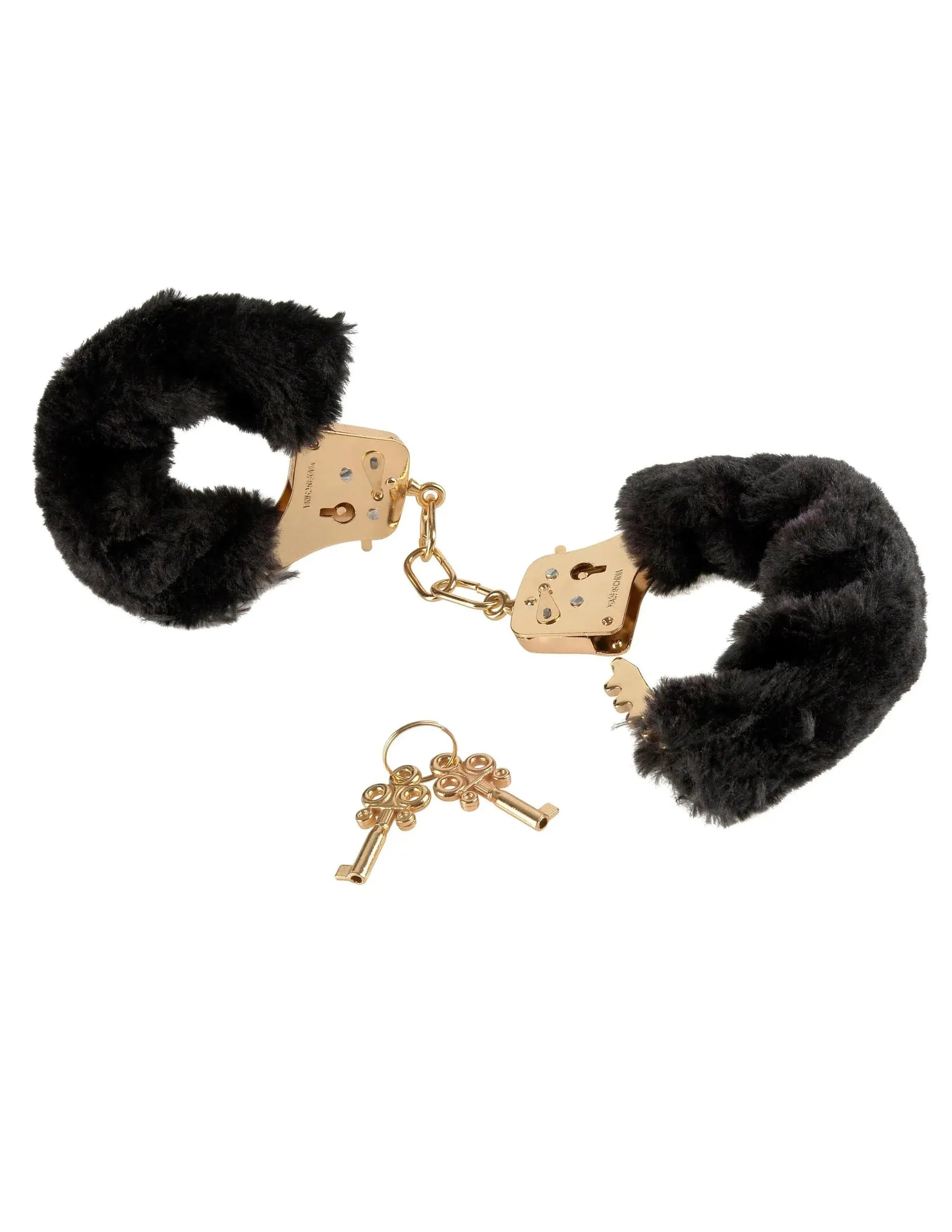 Gold Deluxe Furry Cuffs Pipedream Products