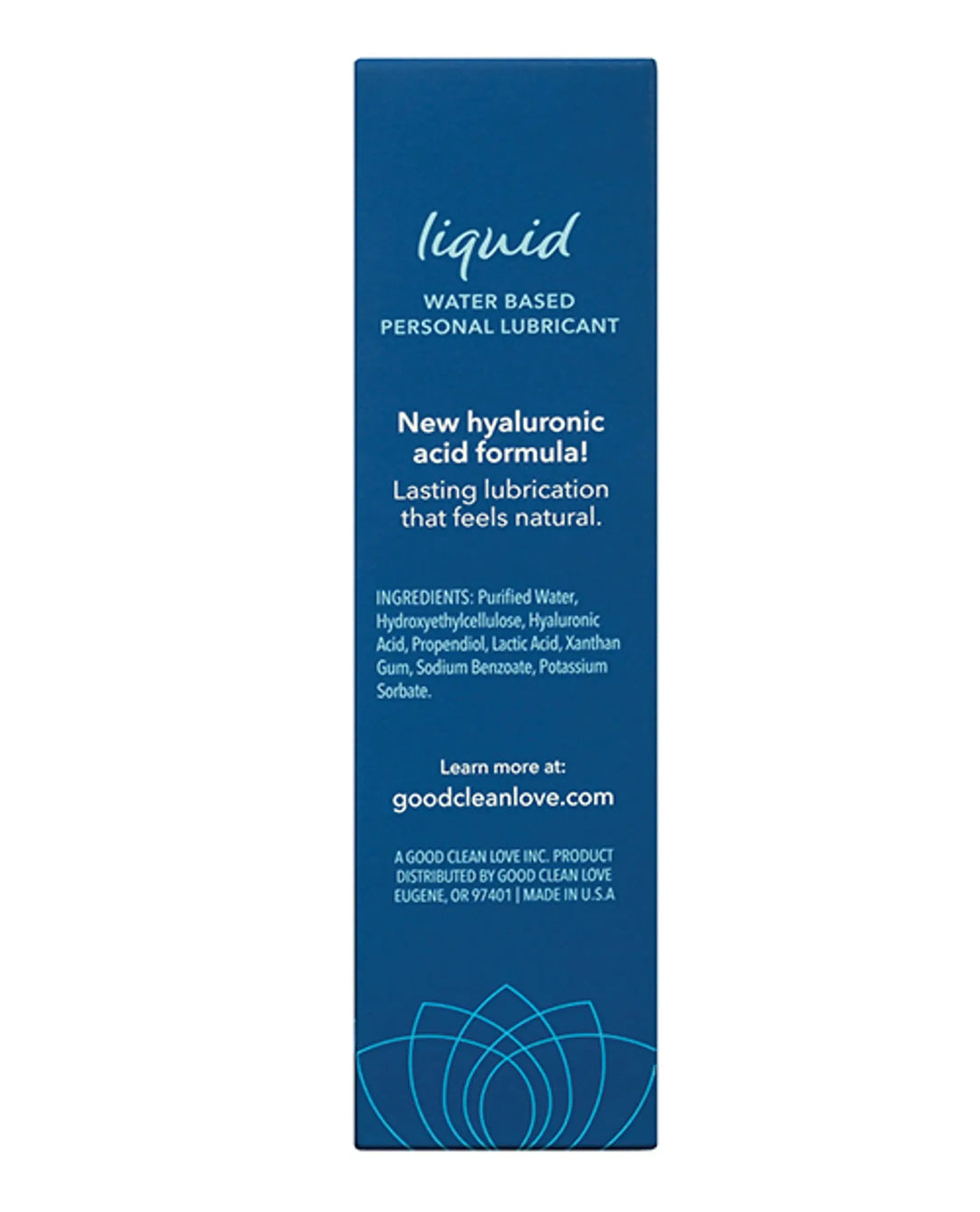 Good Clean Love Liquid Lube 1.69 oz / 50 ml Good Clean Love