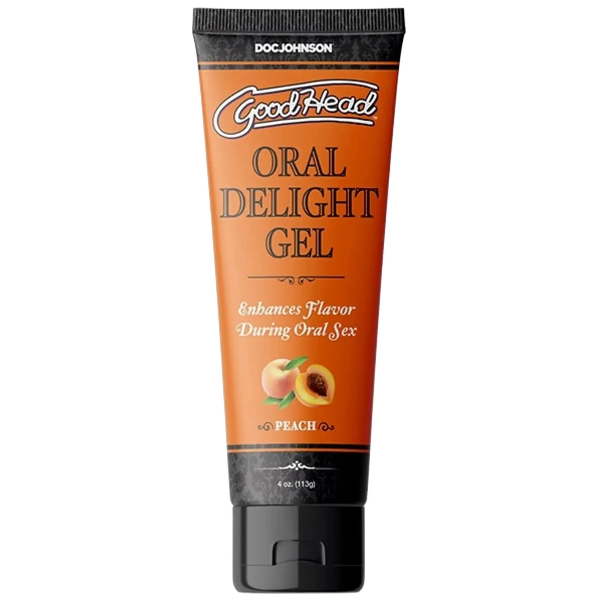GOODHEAD ORAL DELIGHT GEL 4 OZ PEACH Doc Johnson Novelties