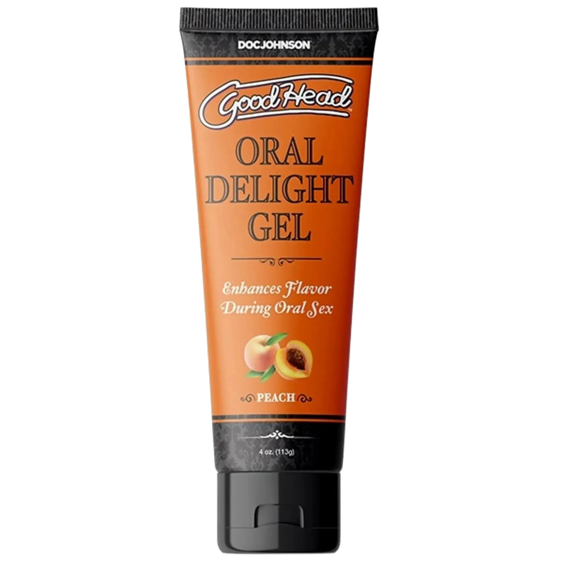 GOODHEAD ORAL DELIGHT GEL 4 OZ PEACH (BULK) Doc Johnson Novelties