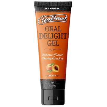 GOODHEAD ORAL DELIGHT GEL 4 OZ PEACH (BULK) Doc Johnson Novelties