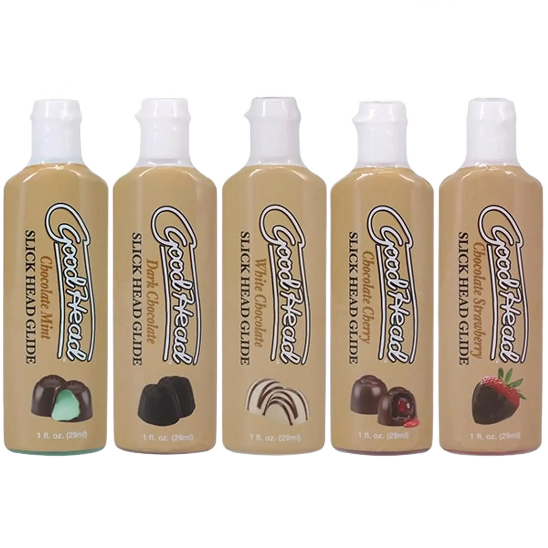 GOODHEAD ORAL DELIGHT GEL 5 PK CHOCOLATES Doc Johnson Novelties