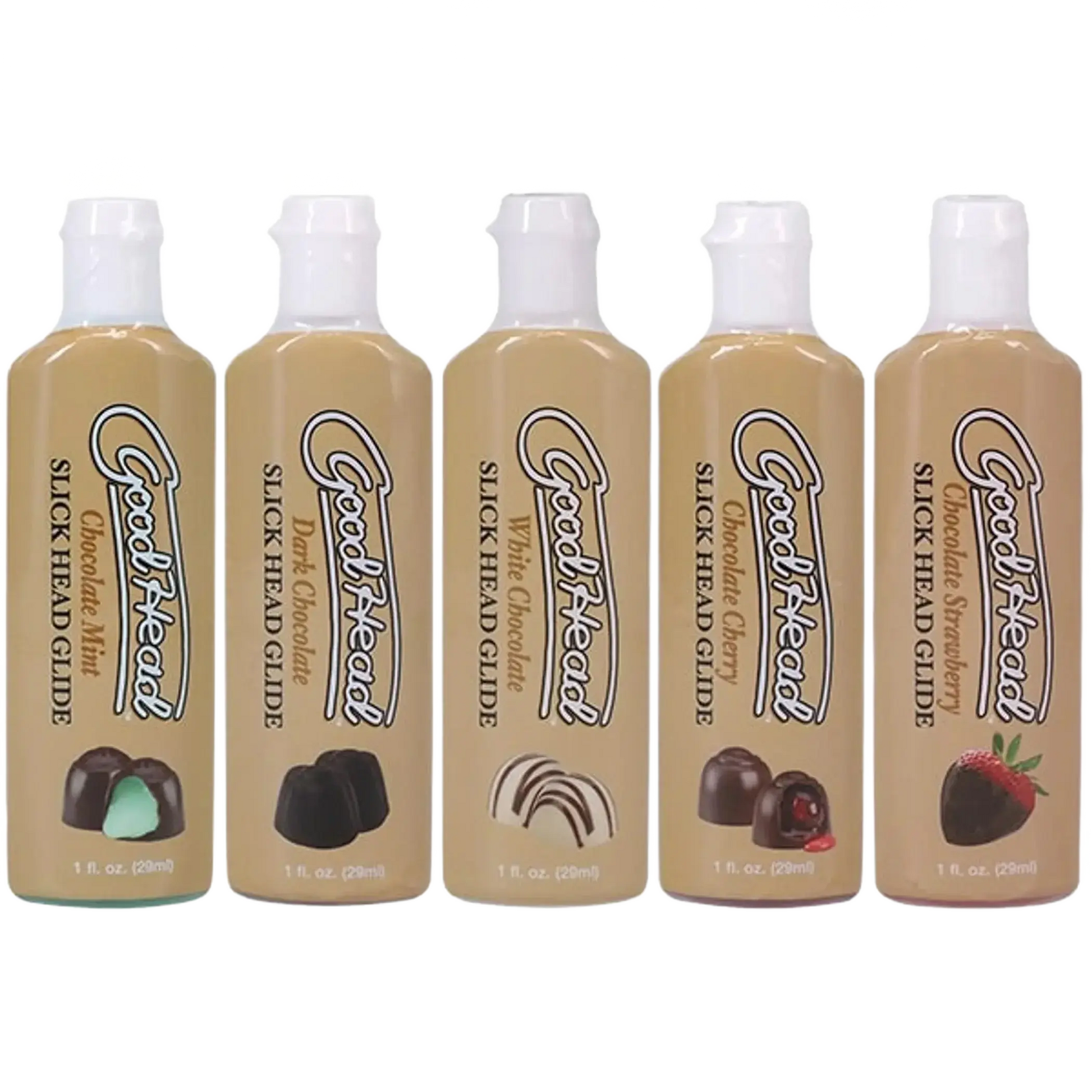 GOODHEAD ORAL DELIGHT GEL 5 PK CHOCOLATES Doc Johnson Novelties