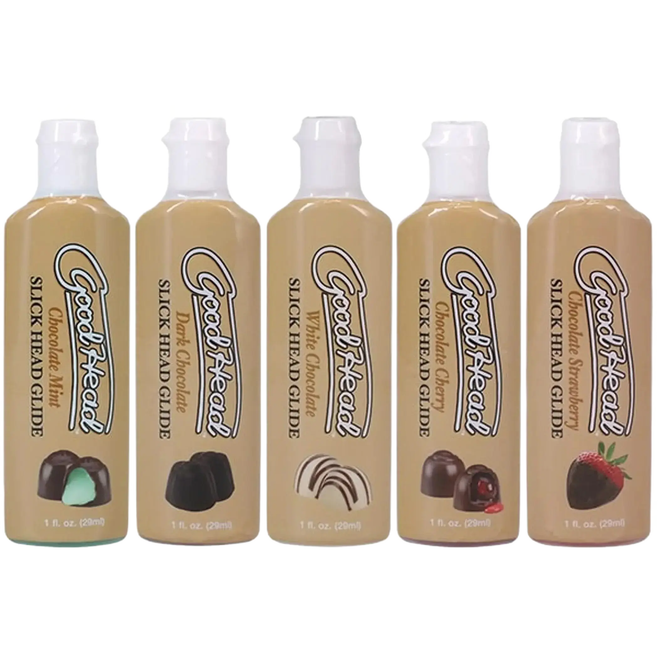 GOODHEAD ORAL DELIGHT GEL 5 PK CHOCOLATES Doc Johnson Novelties